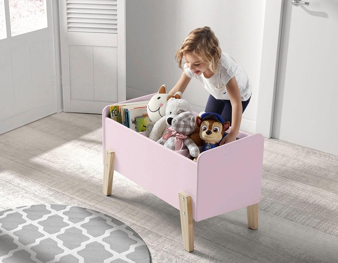 Vipack Spielzeugtruhe »Kiddy«, (Made in Europe), MDF-Oberfläche