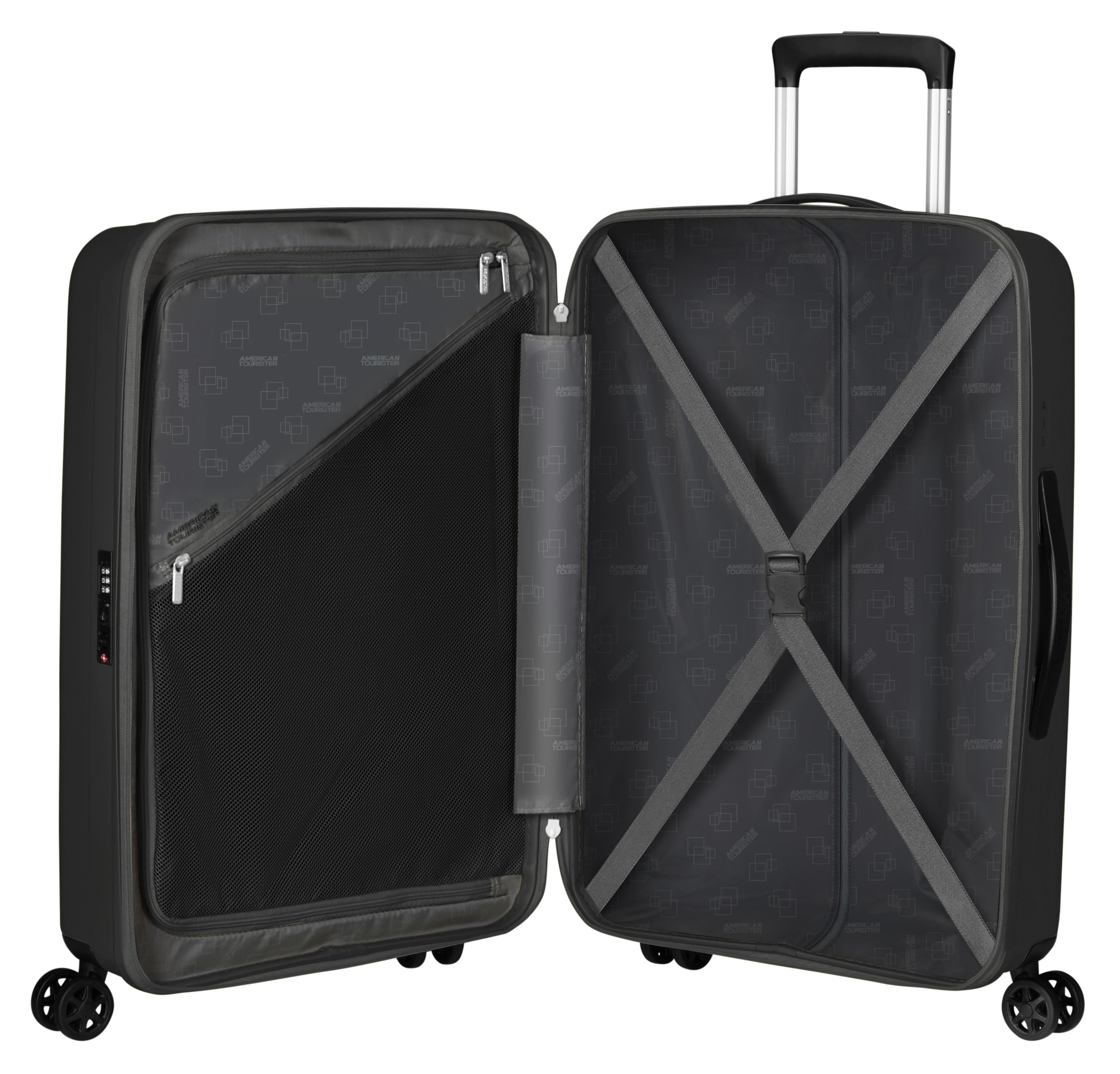 American Tourister® Hartschalen-Trolley »REJOY, verschiedene Größen und Farben«, 4 Rollen, Hartschalen-Koffer personalisierbar versenktes TSA-Schloss