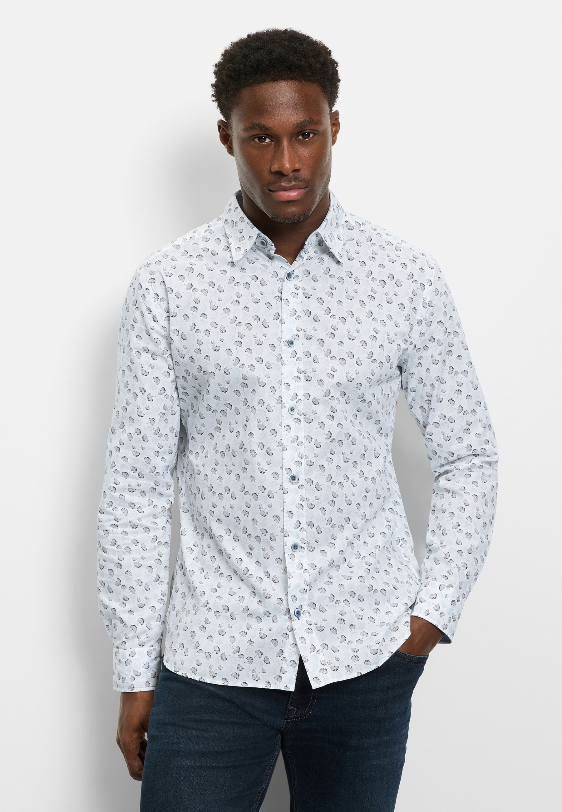 OLYMP Casual Long Sleeve Shirt White XXL 4