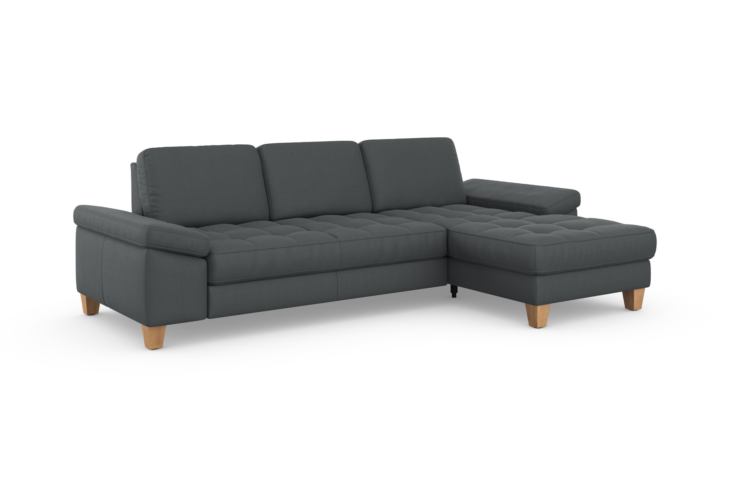 SIT & MORE Westham L-Shape Corner Sofa Grey 3