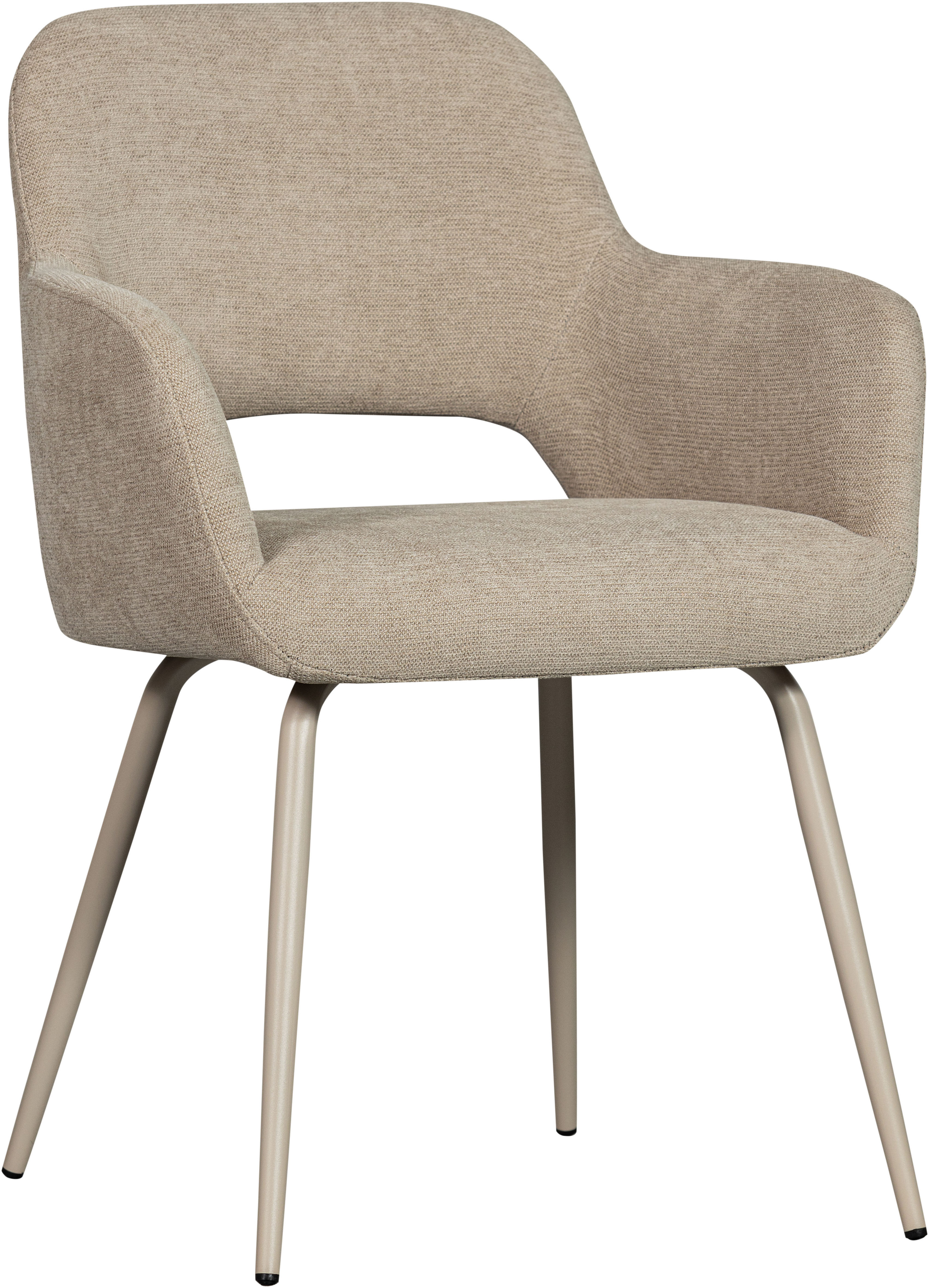 WOOOD Esszimmerstuhl "Jenny mit Hope-Gewebtem Bezug und Metallgestell, B 58 x T 58 x H 80 cm" (Set) 2 Stk.(Set, 2 St) Sehr hohe Verschleißfestigkeit, Tragkraft 100 kg