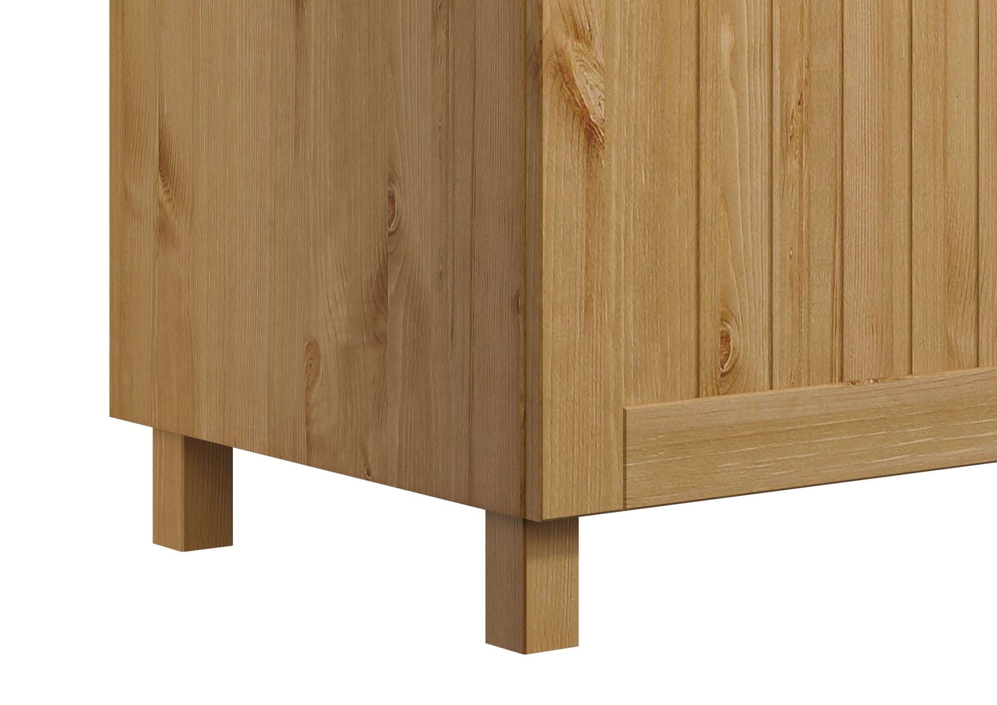 Home affaire Kleiderschrank »Juventus, Drehtürenschrank, Schrank«, mit 2 Türen, 97 cm breit, aus massiver Kiefer, FSC®-zertifiziert