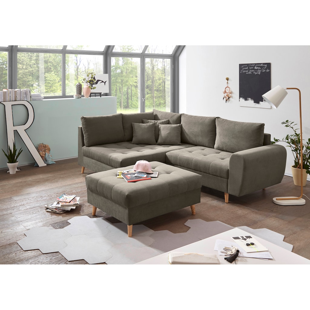 ED EXCITING DESIGN Ecksofa »Alice«, (Set)