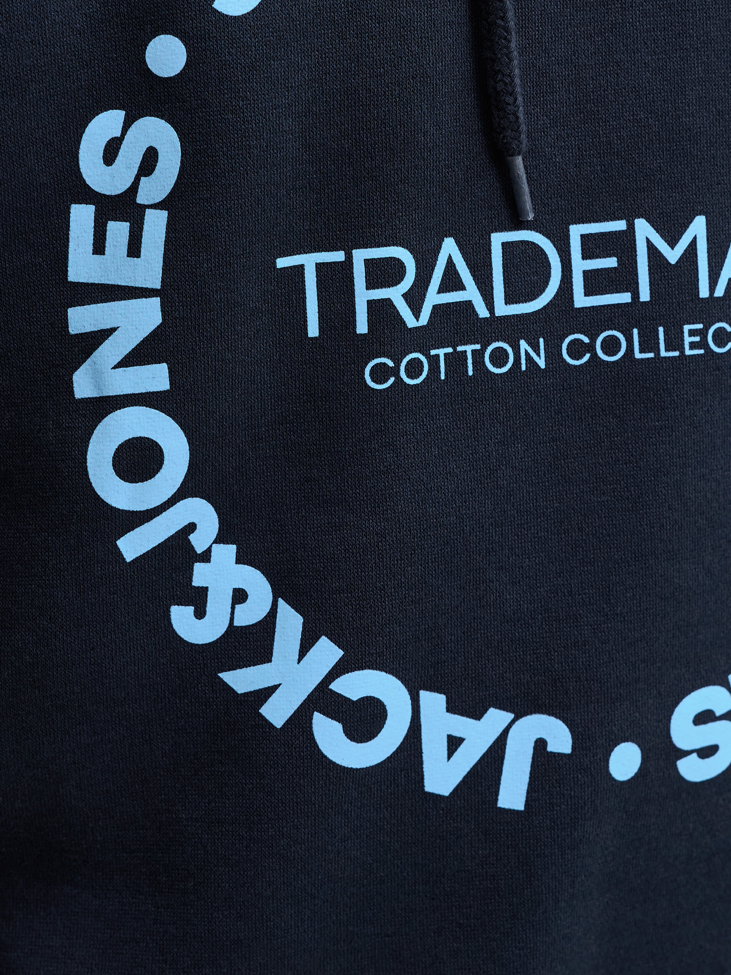 Jack & Jones Kapuzensweatshirt »JJBENSON SWEAT HOOD«, Materialmix, regular fit
