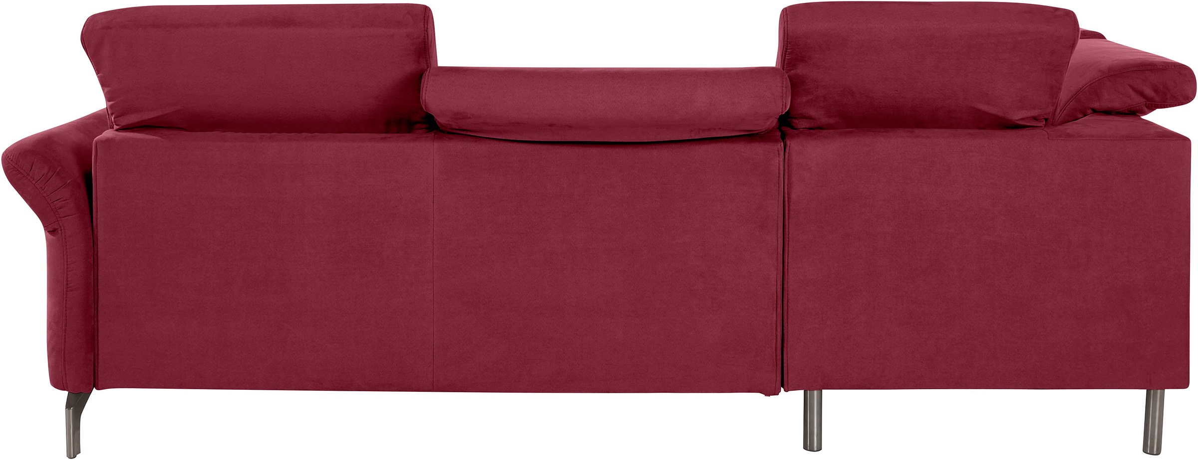 INOSIGN Ecksofa »Fresh L-Form«, Federkern, wahlweise Kopfteilverstellung und motorischer Vorziehsitz