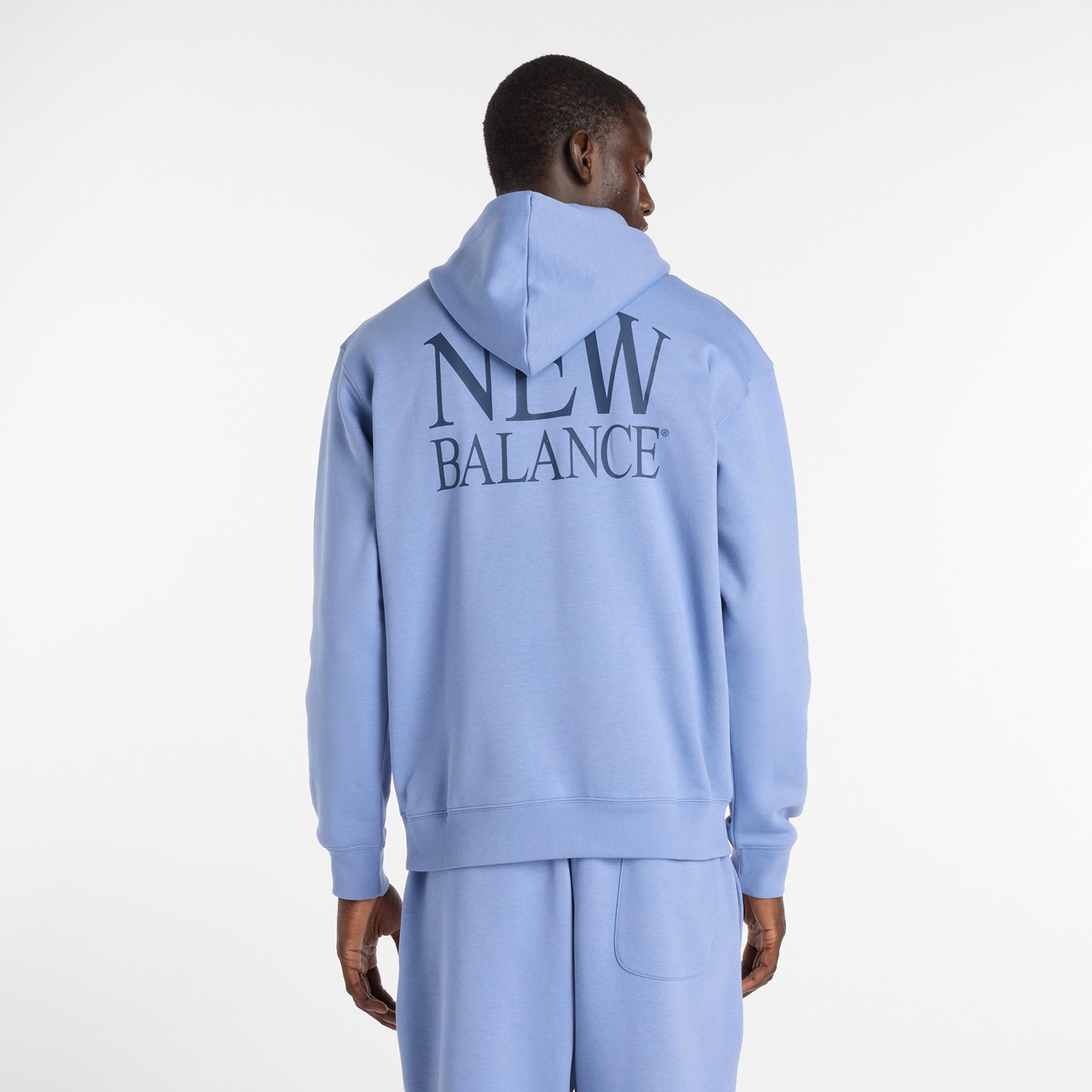 New Balance Kapuzensweatshirt , mit Kordelzug, aus Baumwollmischung
