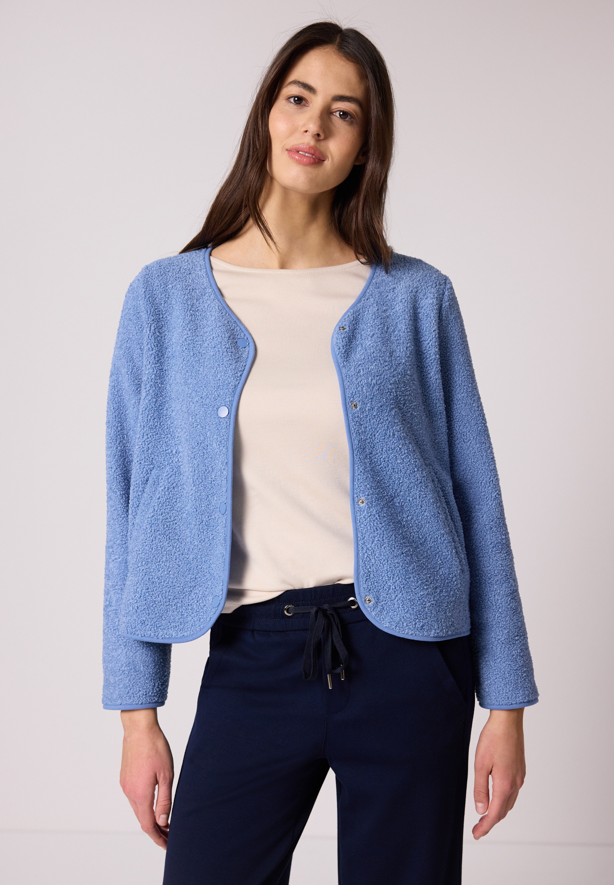 STREET ONE Cardigan mit V-Ausschnitt günstig online kaufen