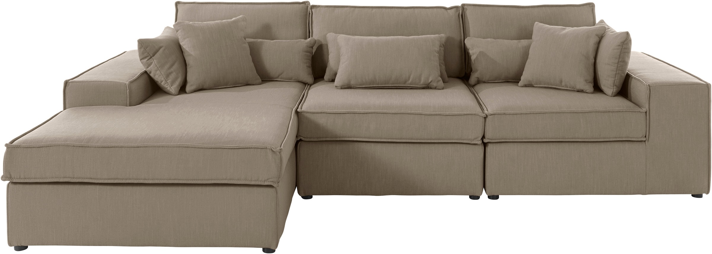 OTTO home Ecksofa "Florid L-Form" 3 Teile, bestehend aus Modulen, viele Bez günstig online kaufen