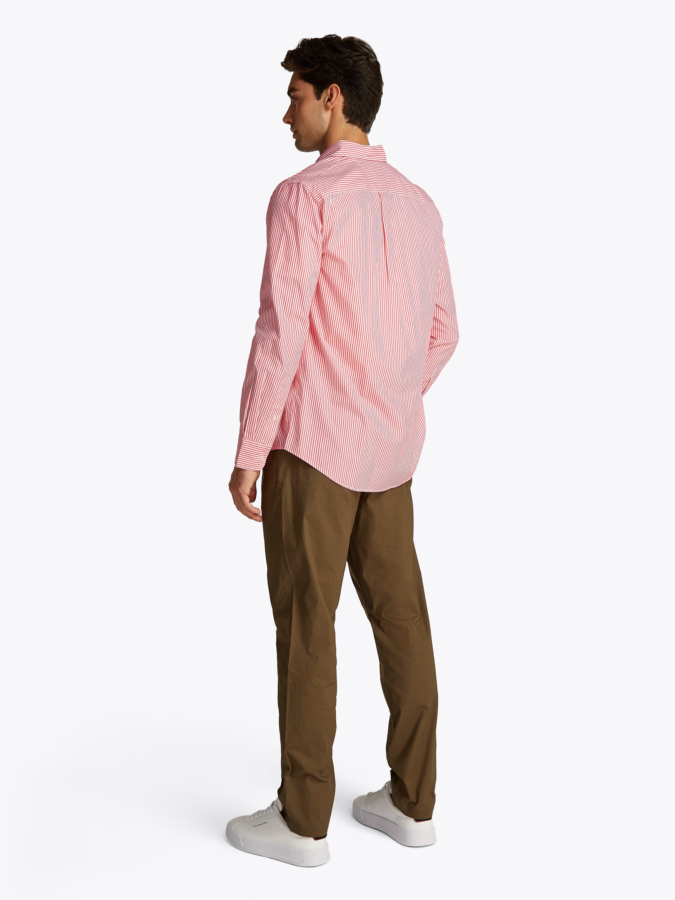 Tommy Hilfiger Langarmhemd »FLEX POPLIN CLASSIC STP RF SHIRT«, mit Sreifenmuster