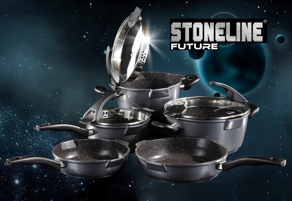 STONELINE Topf-Set »Future«, Aluminiumguss, (Set, 8 tlg.), Induktion  bestellen