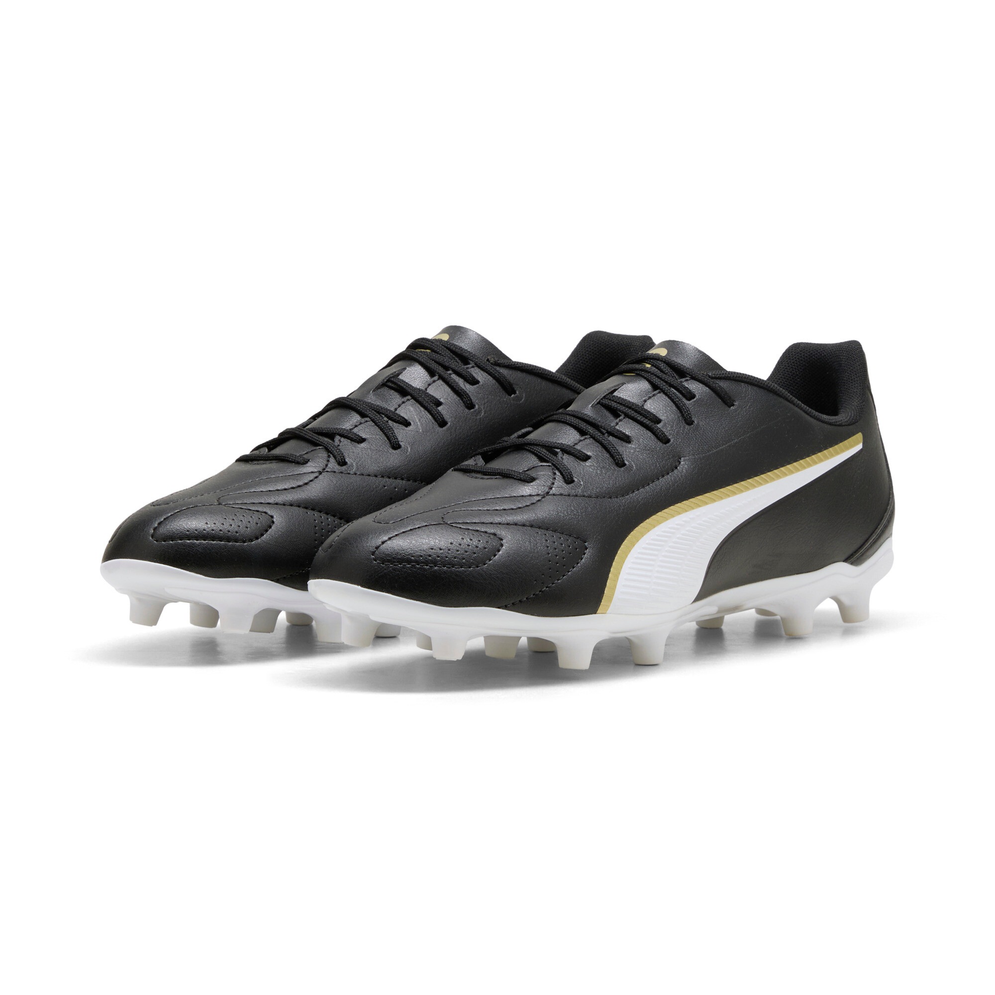 PUMA Fußballschuh "KING 20 PLAY FGAG" für Rasen- und Kunstrasenplätze, weiches Obermaterial aus Synthetik