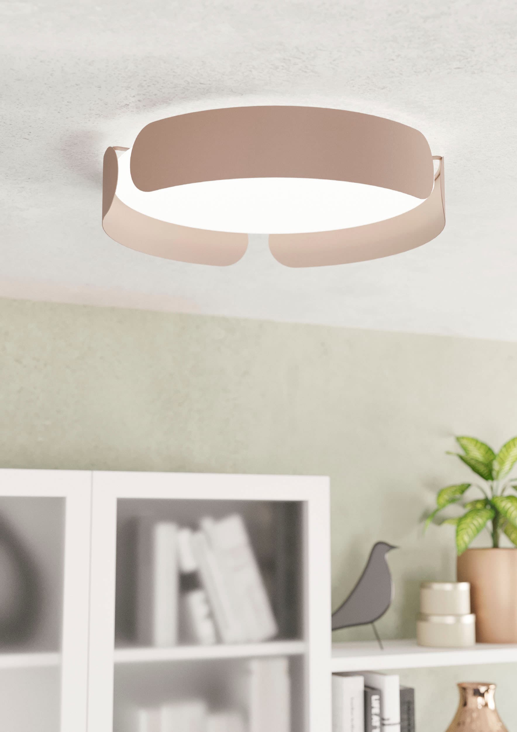 EGLO Deckenleuchte »VALCASOTTO«, Leuchtmittel LED-Modul | LED fest integriert, Deckenlampe, Wohnzimmerlampe, LED Schlafzimmerlampe, Lampe Decke