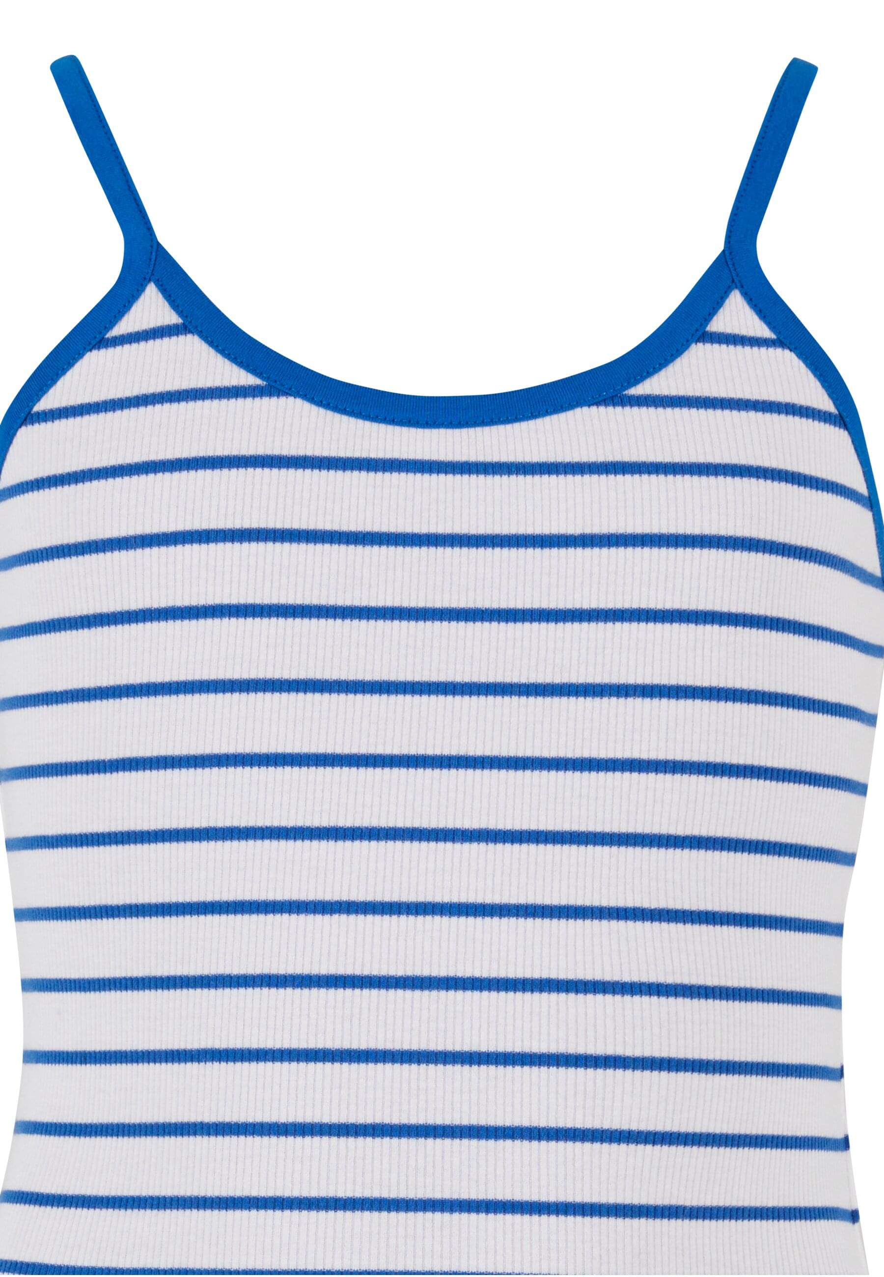 Thumbnail - URBAN CLASSICS Muskelshirt "Urban Classics Girls Striped Rib Basic Top" 1 Stk. tlg.