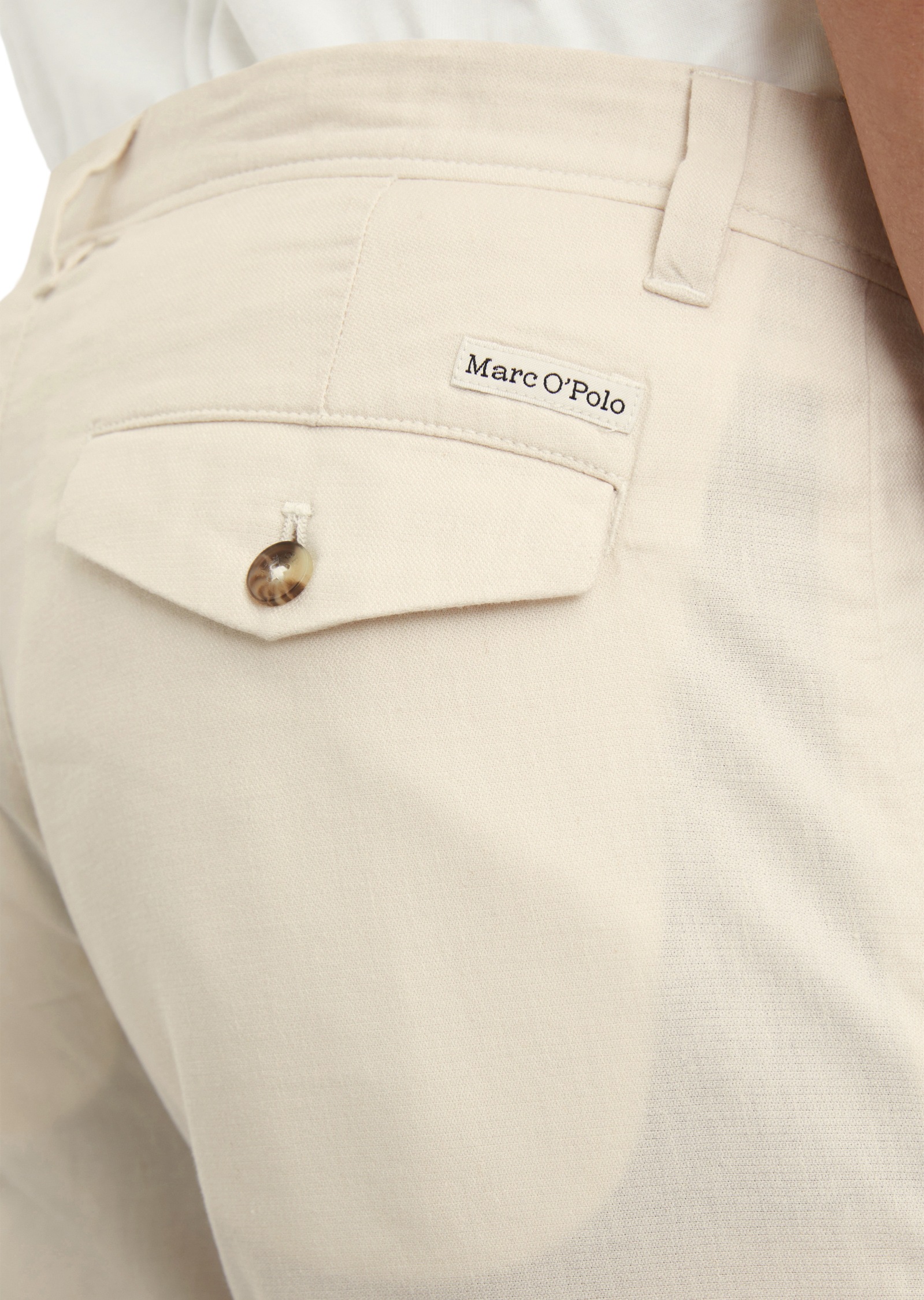 Marc O'Polo Shorts »aus Bio-Baumwoll-Leinen-Mix«