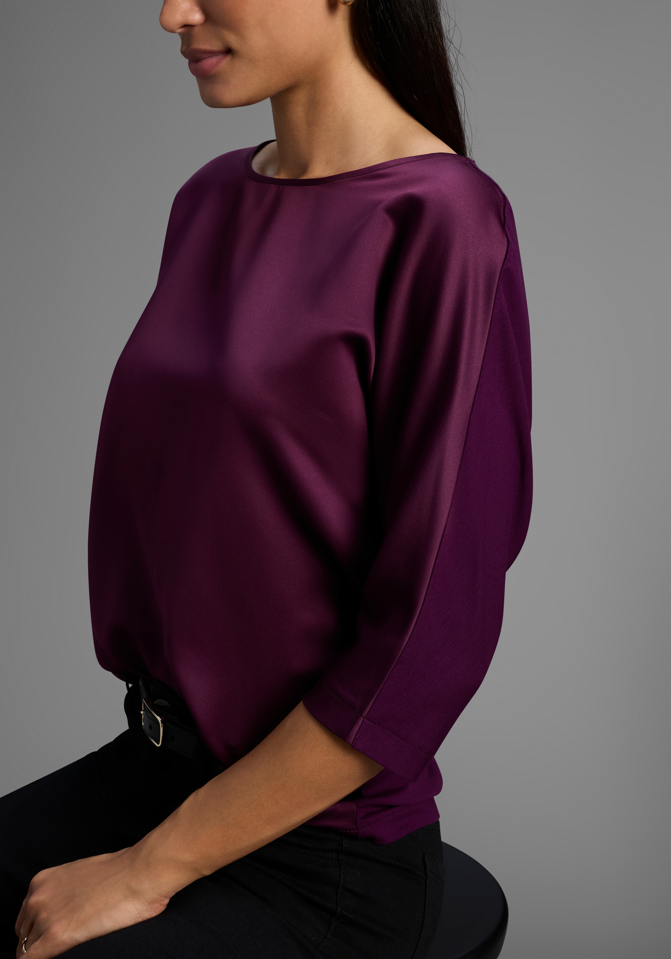 Laura Scott Hemdbluse, elegante Bluse mit weiten Ärmeln - NEUE KOLLEKTION