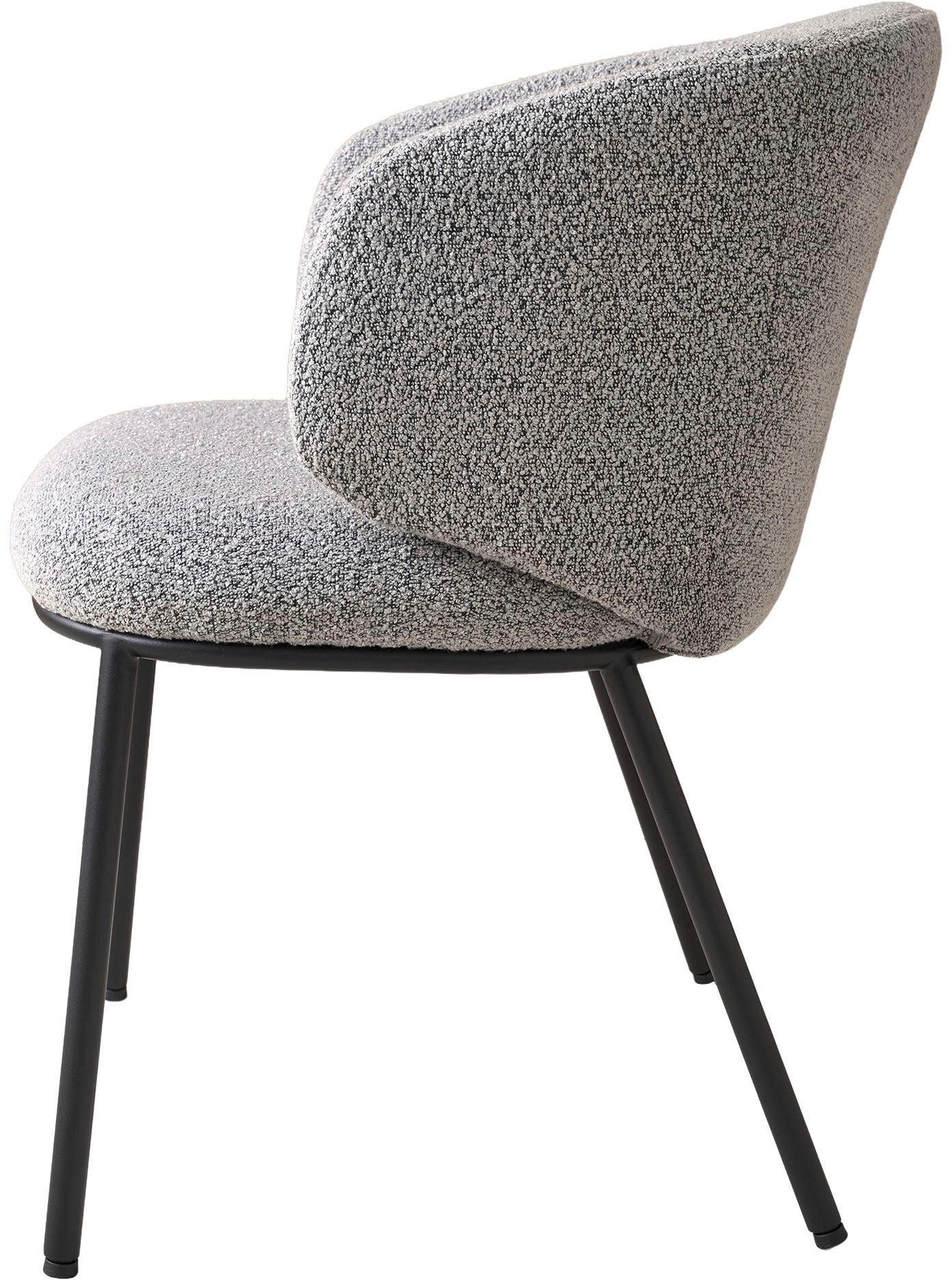 SCHÖNER WOHNEN-Kollektion Esszimmerstuhl »SUNJA« () 1 Stk.Bezug Bouclé, Untergestell Metall pulverbeschichtet