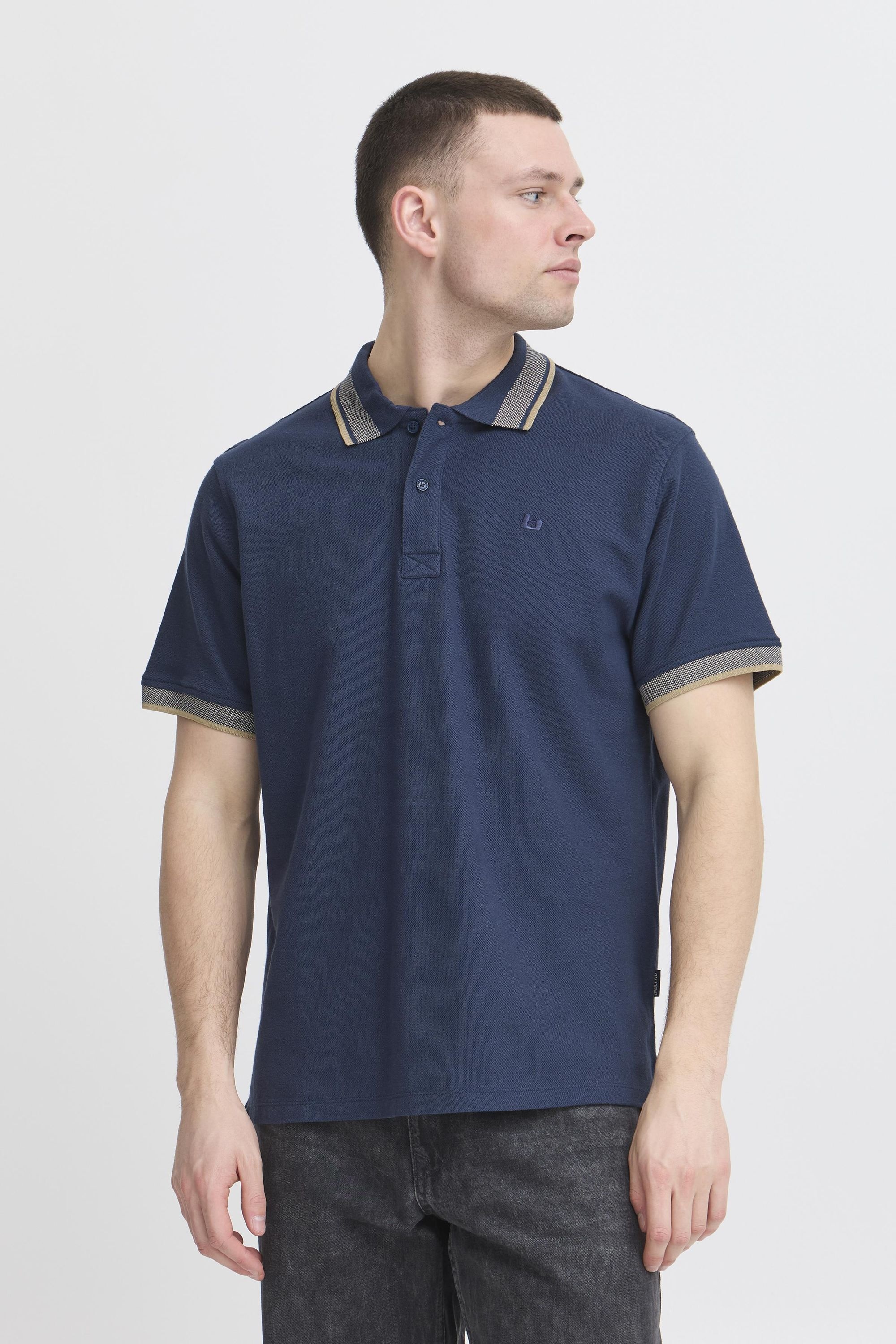 Blend Poloshirt "BHELMO", Klassisches Poloshirt mit Stickerei günstig online kaufen