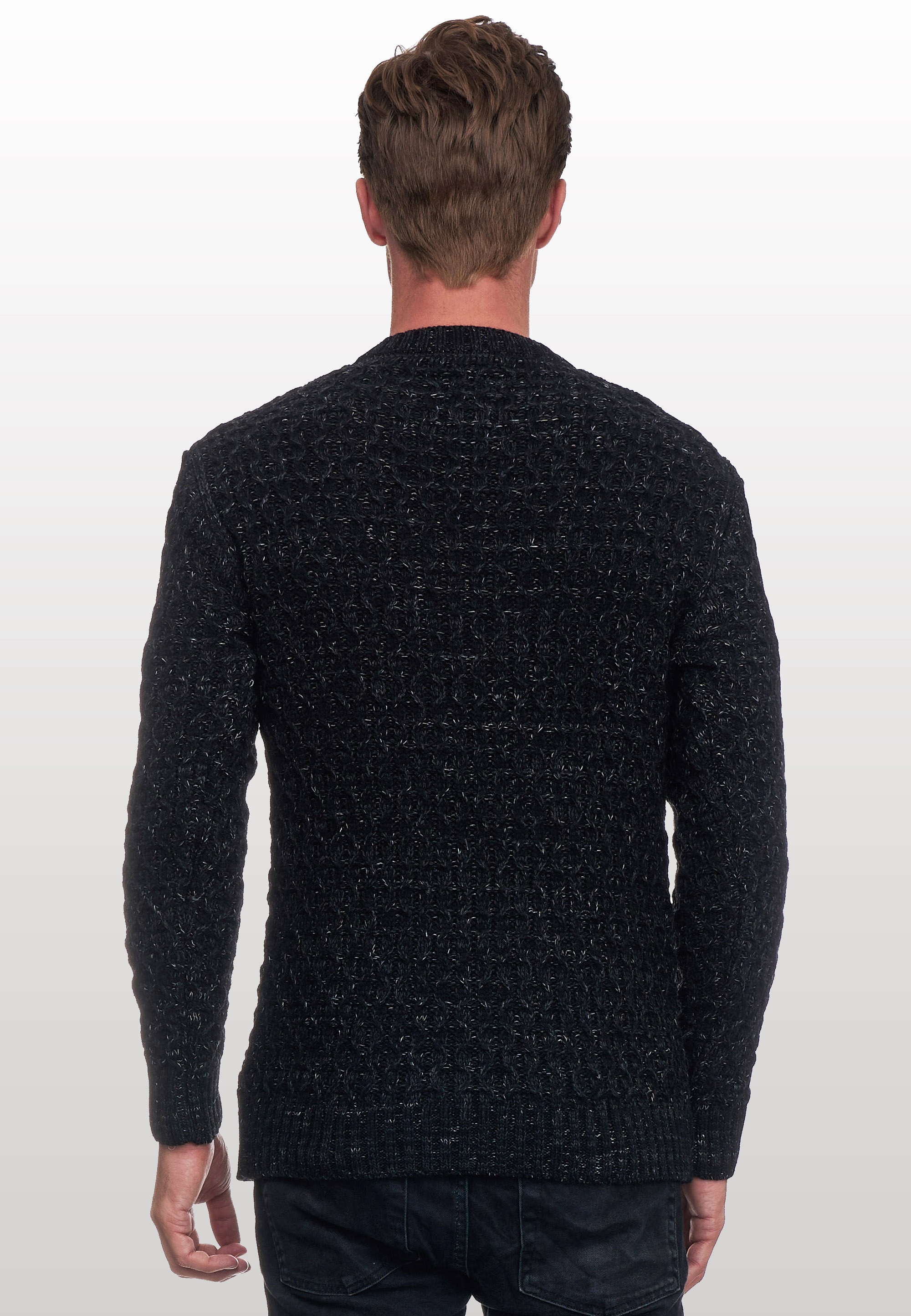 Rusty Neal Strickpullover, mit elegantem Rundhalsausschnitt