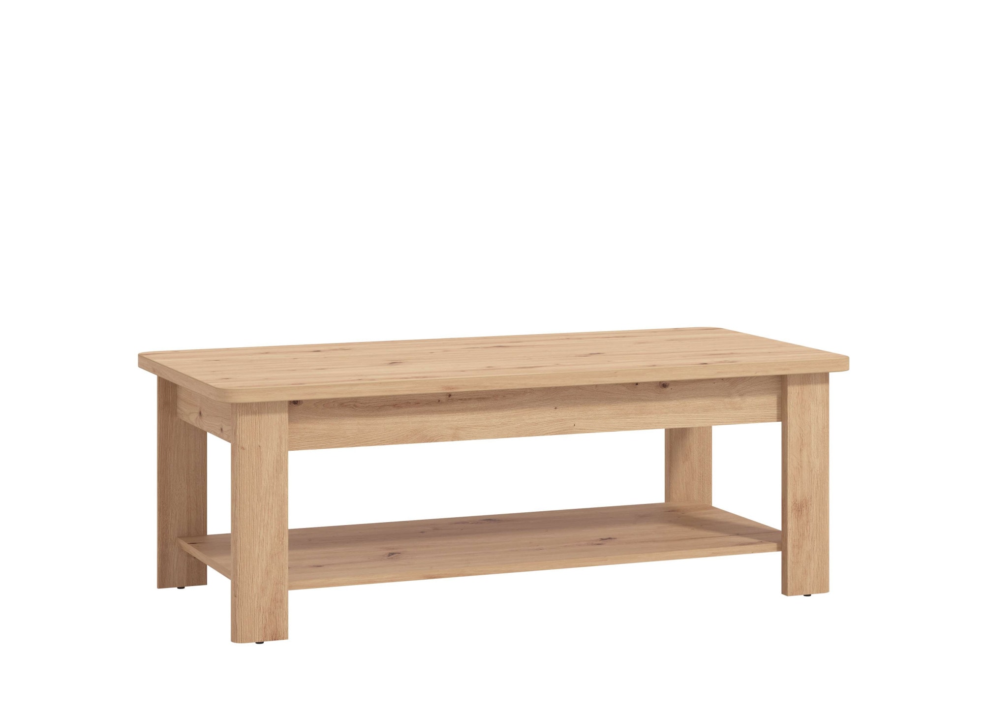 Home affaire Couchtisch »Jersey Kaffeetisch, 124 cm, in trendigen Farben, modern«, Eleganter Couchtisch, zeitloses Design, mit eine Ablagebode