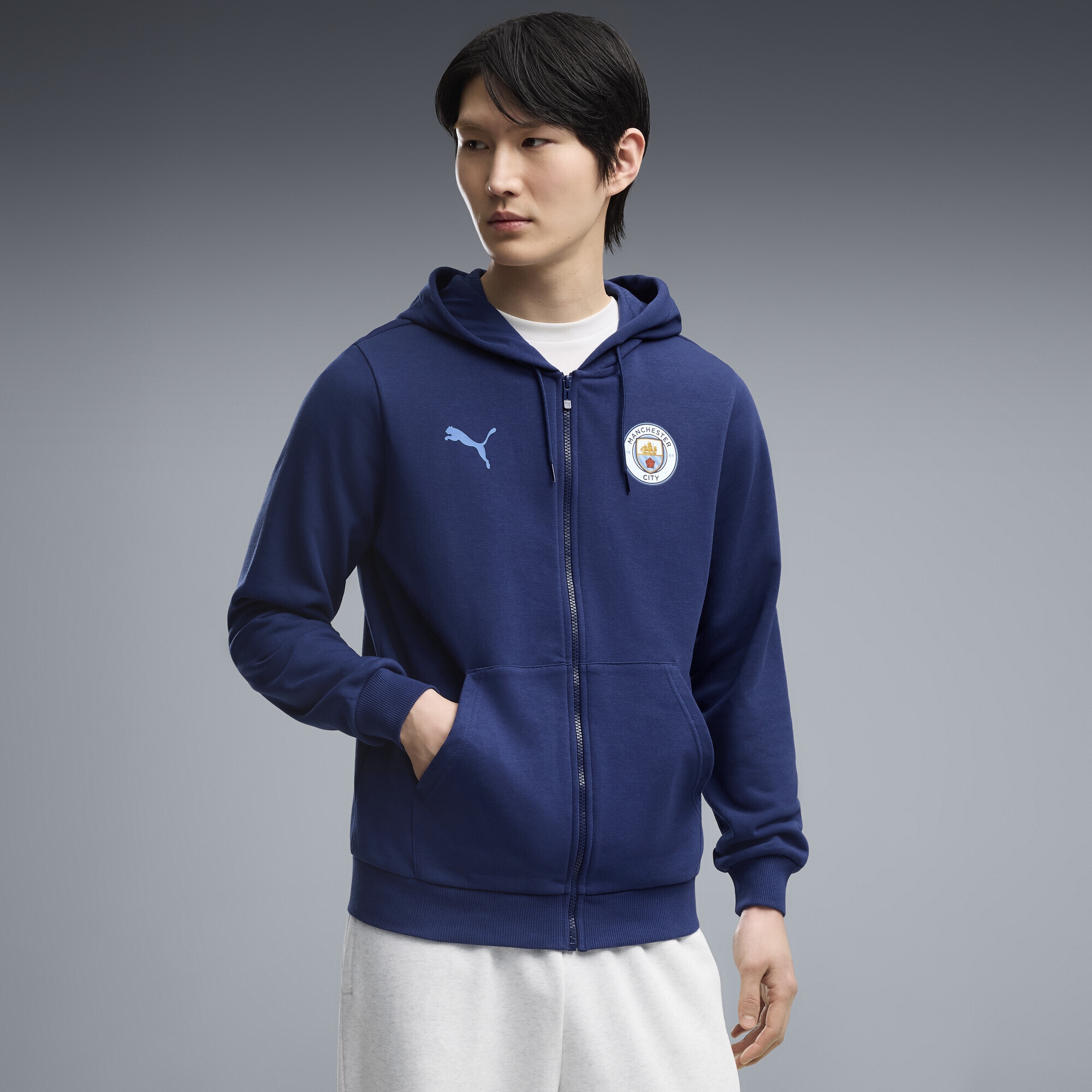 PUMA Sweatjacke »Manchester City ftblCulture Kapuzenjacke Herren«