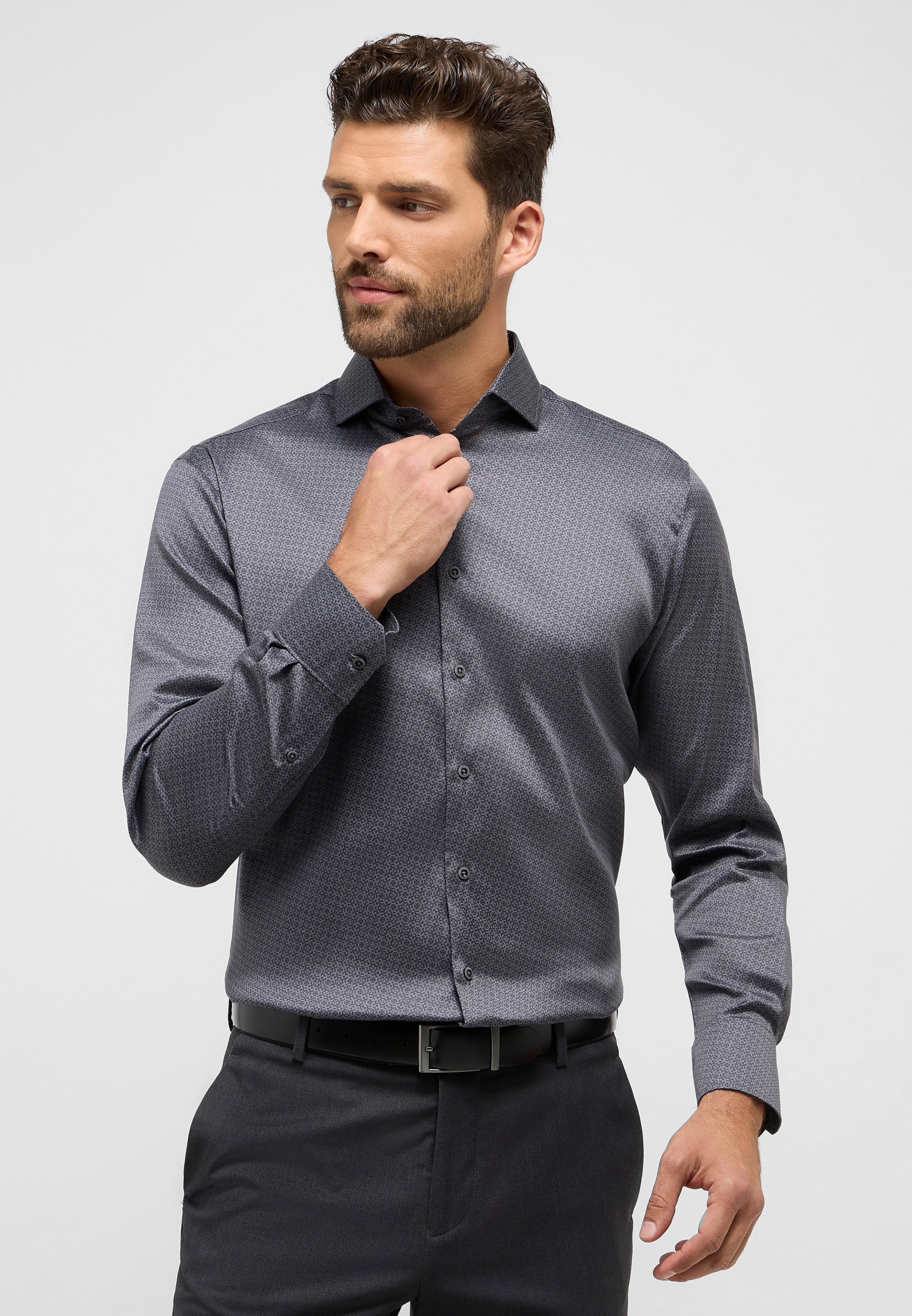 Eterna Langarmhemd "MODERN FIT", EASY IRON (bügelleicht) günstig online kaufen