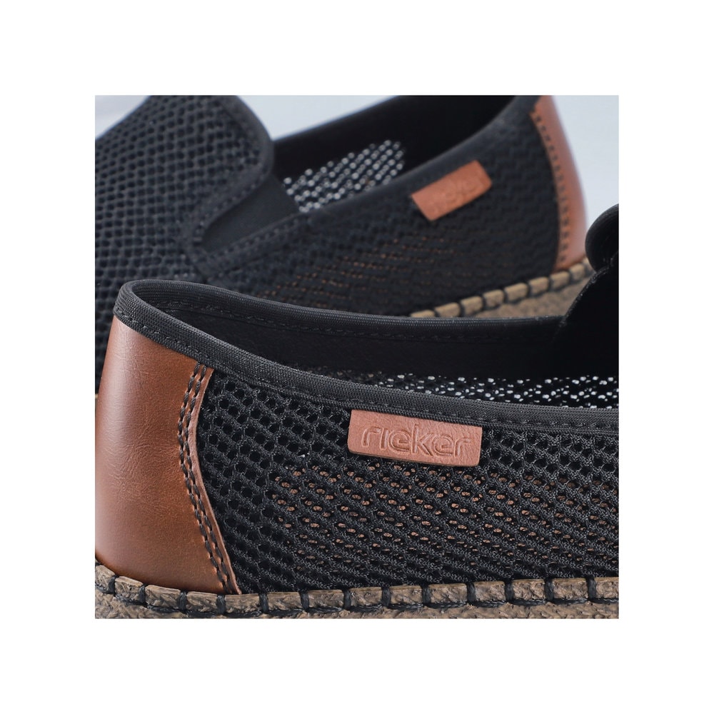 Rieker Espadrille  mit luftdurchlässiger Perforation