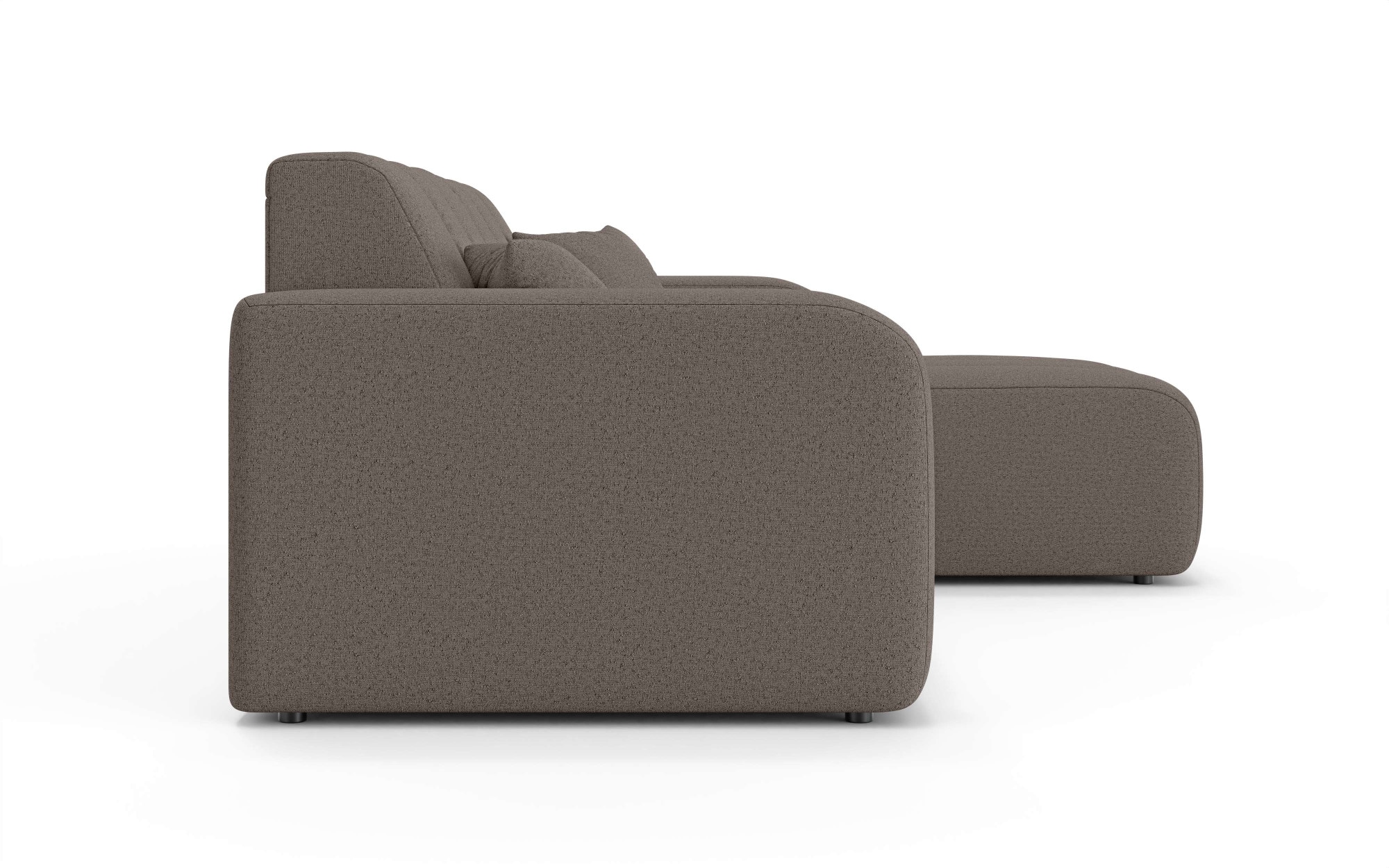 INOSIGN Ecksofa »CASSY L-Form, Schlafsofa mit Bettkasten, Maße B/T/H: 245/165/88 cm«, mit 2 Rückenkissen, Recamiere rechts oder links bestellbar