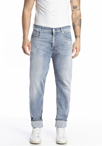 Replay Tapered-fit-Jeans »SANDOT« su Abriebef...