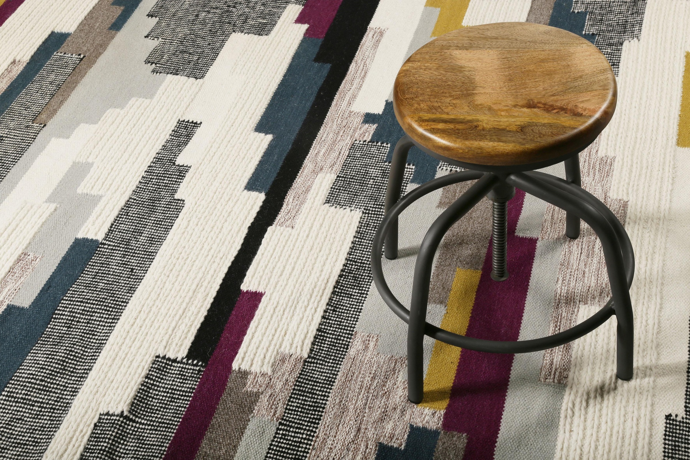 Esprit Wollteppich »Natham Kelim ESP-6012«, rechteckig, 8 mm Höhe, reine Wolle, Wohnzimmer