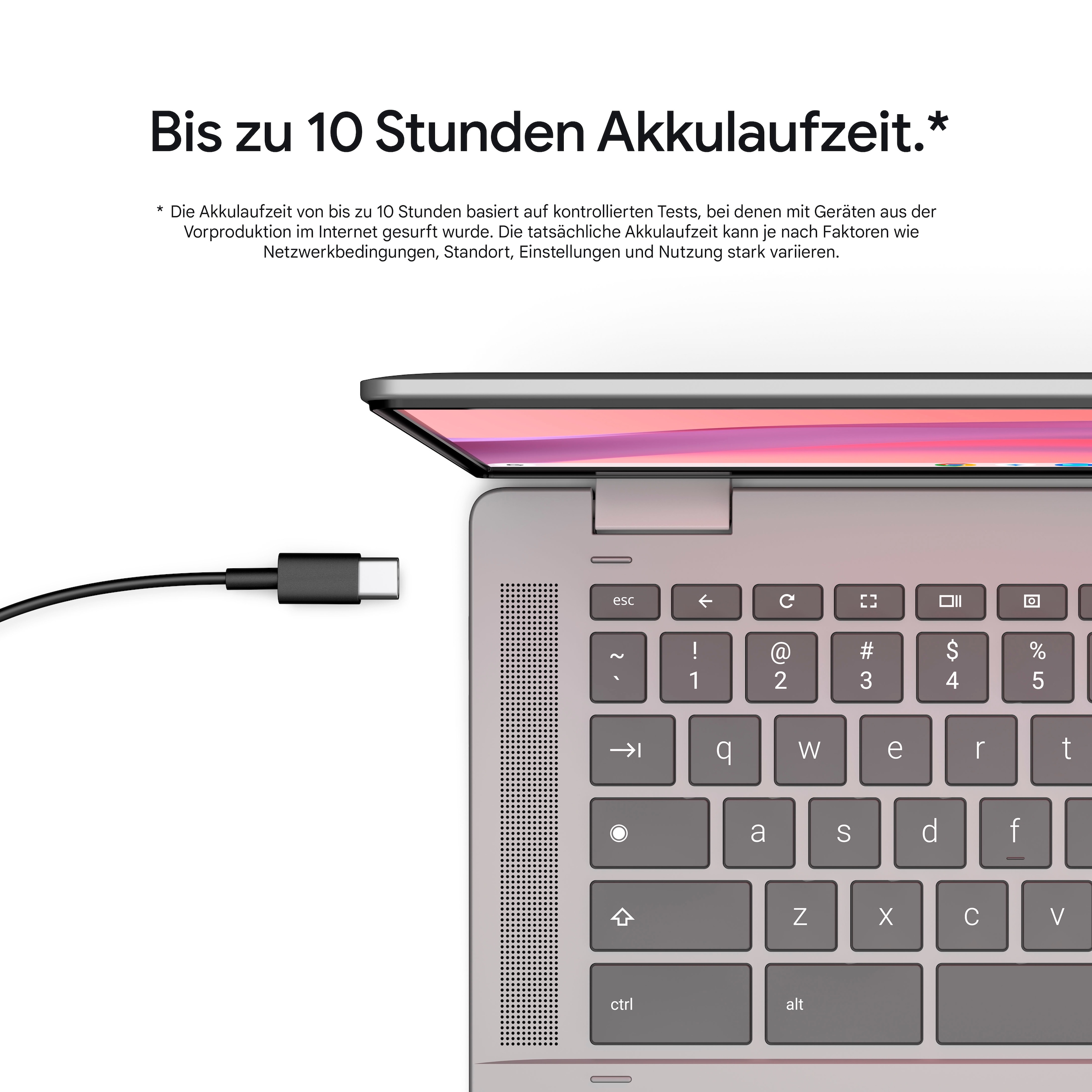 HP Chromebook »14b-cd0011ng«, 35,6 cm, / 14 Zoll, Intel, UHD Graphics, 128 GB SSD