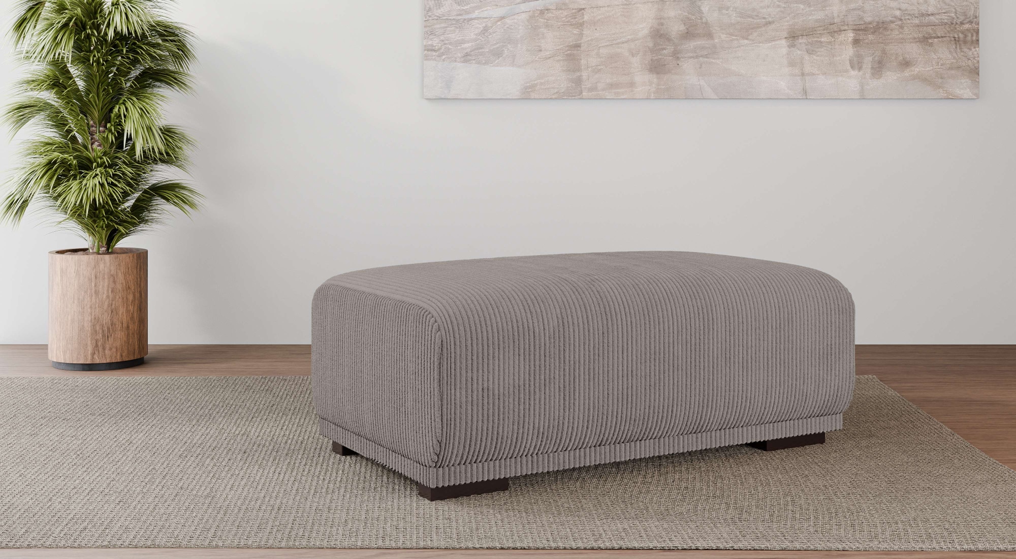 Home affaire Polsterhocker "BORNHOLM, großer Hocker passend zur Serie, Maße günstig online kaufen