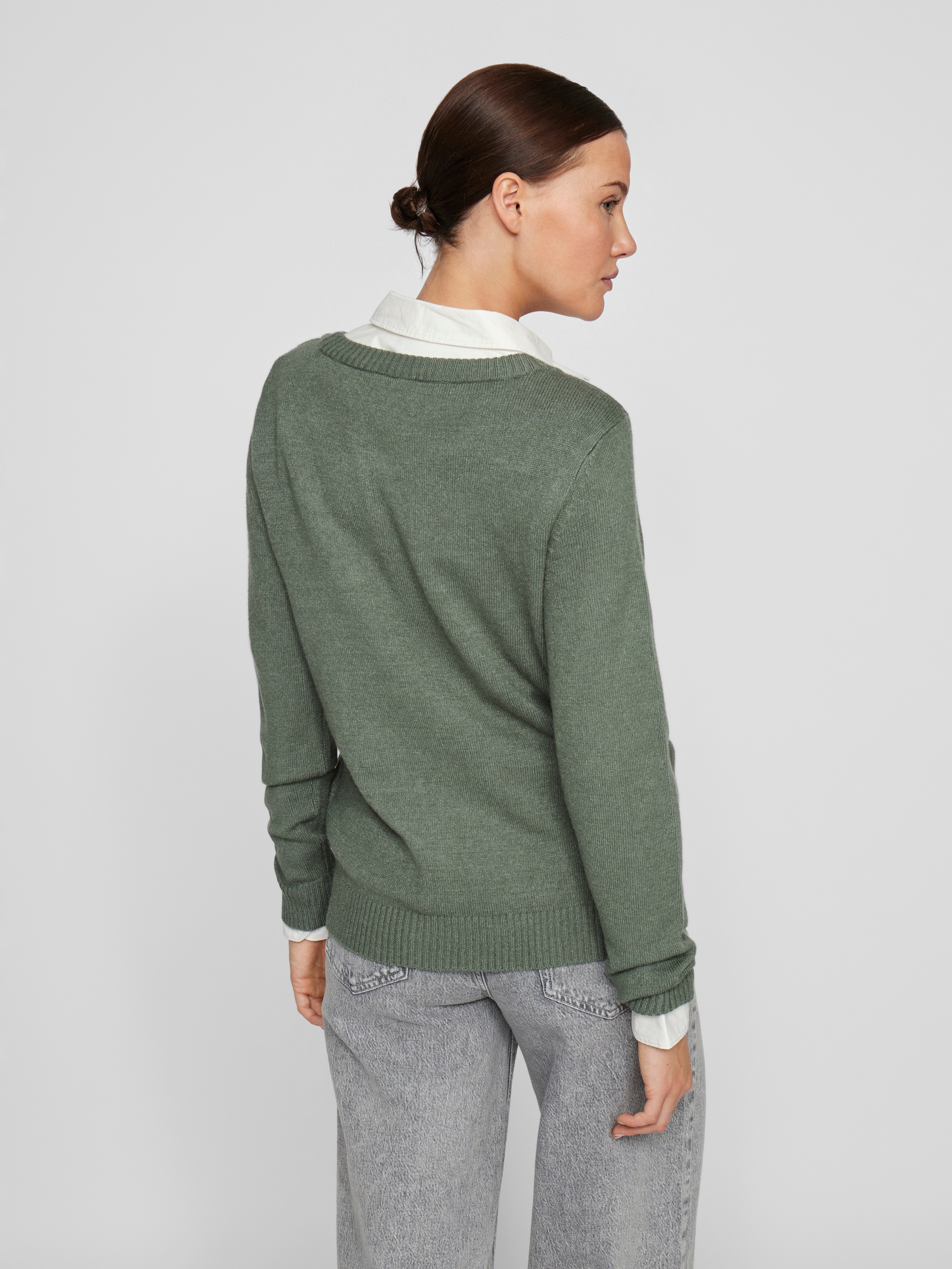 Vila Rundhalspullover "VIRIL O-NECK L/S KNIT TOP - NOOS" günstig online kaufen