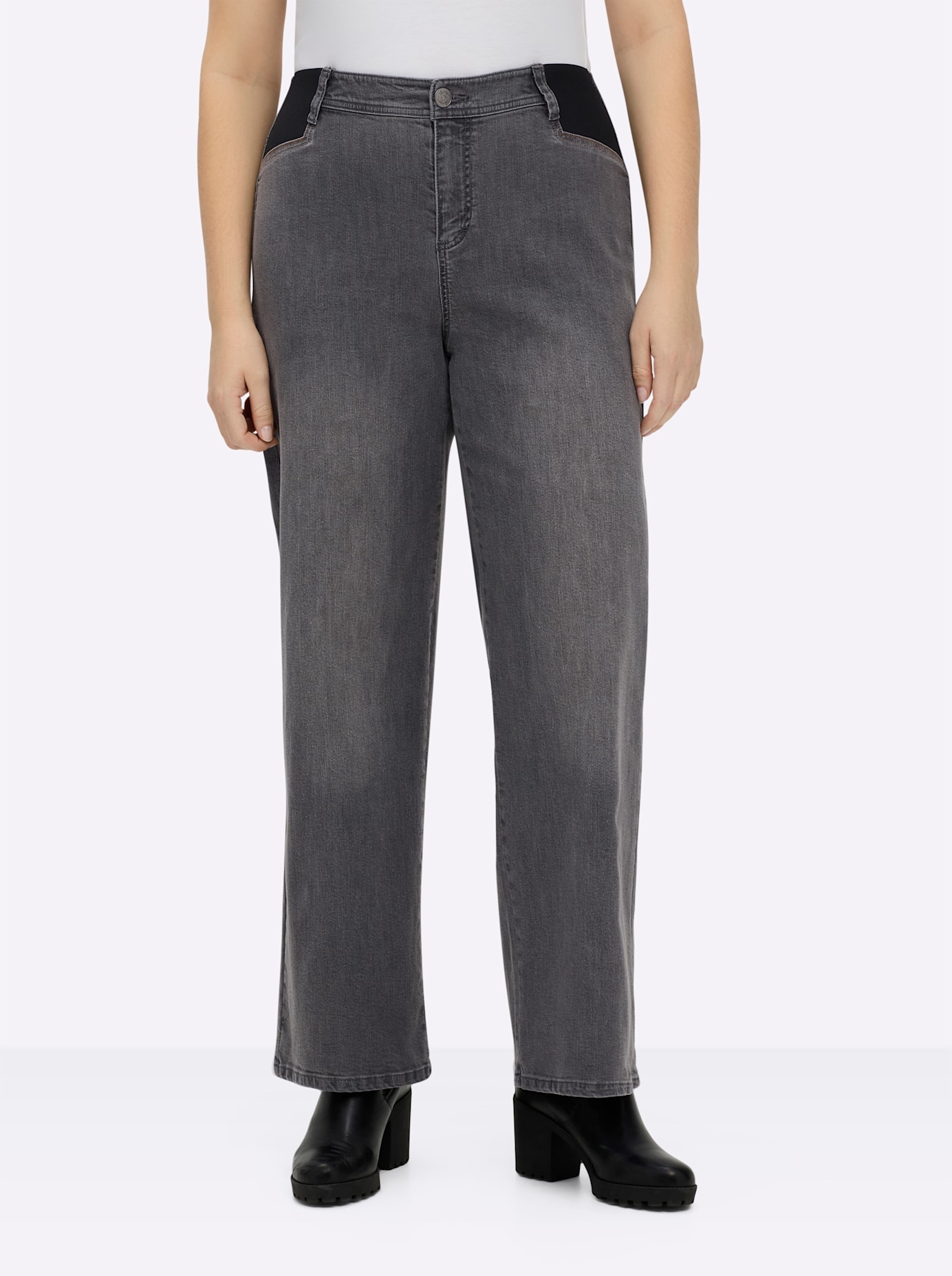 Sheego Bequeme Jeans 1 Stk. tlg. günstig online kaufen