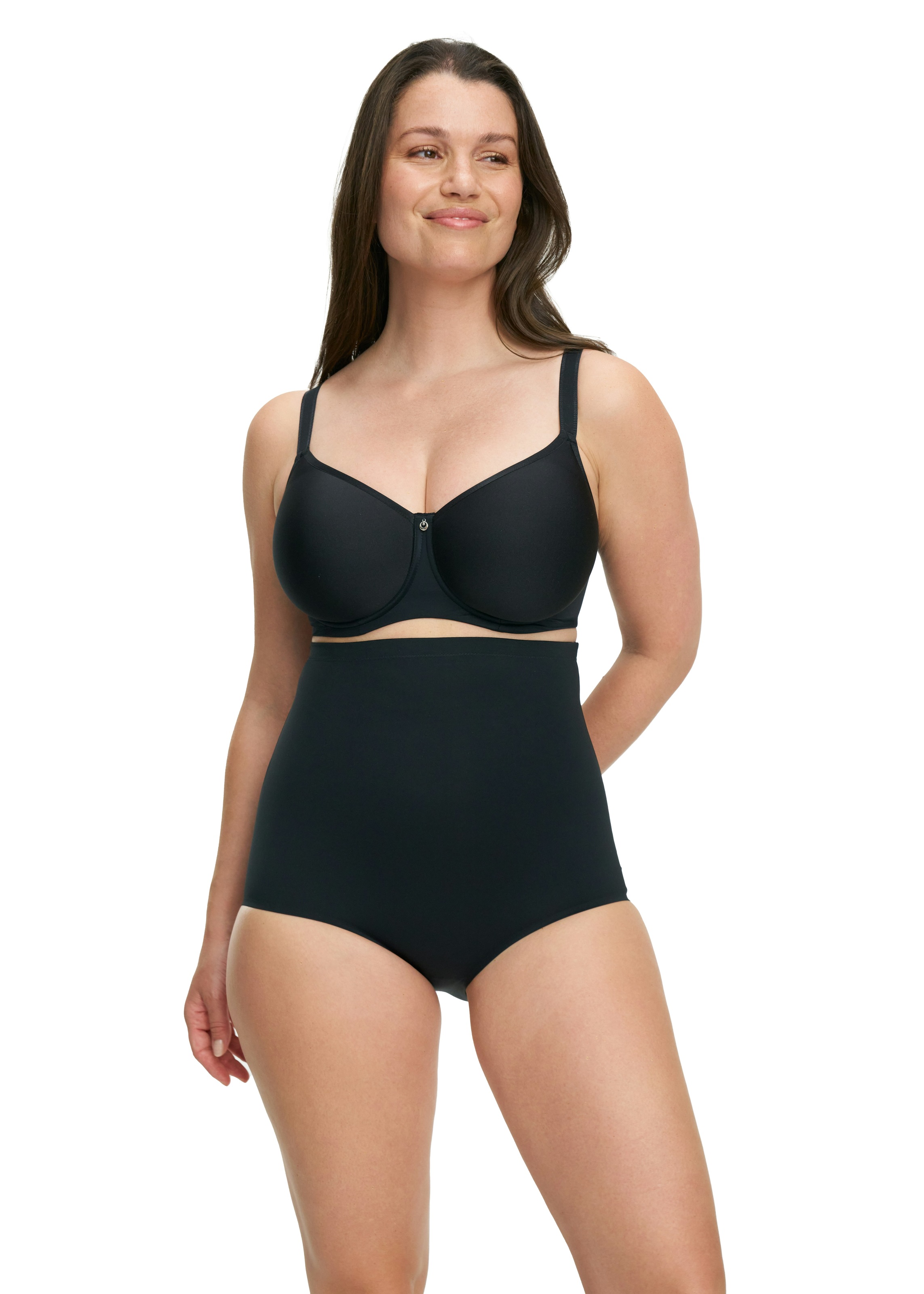 SUSA Damen Miederhose "Shapewear", Gr. 46schwarz, Obermaterial: 60% Polyamid, 38% Elasthan, 2% Baumwolle, unifarben, Unterhosen, stark formend,