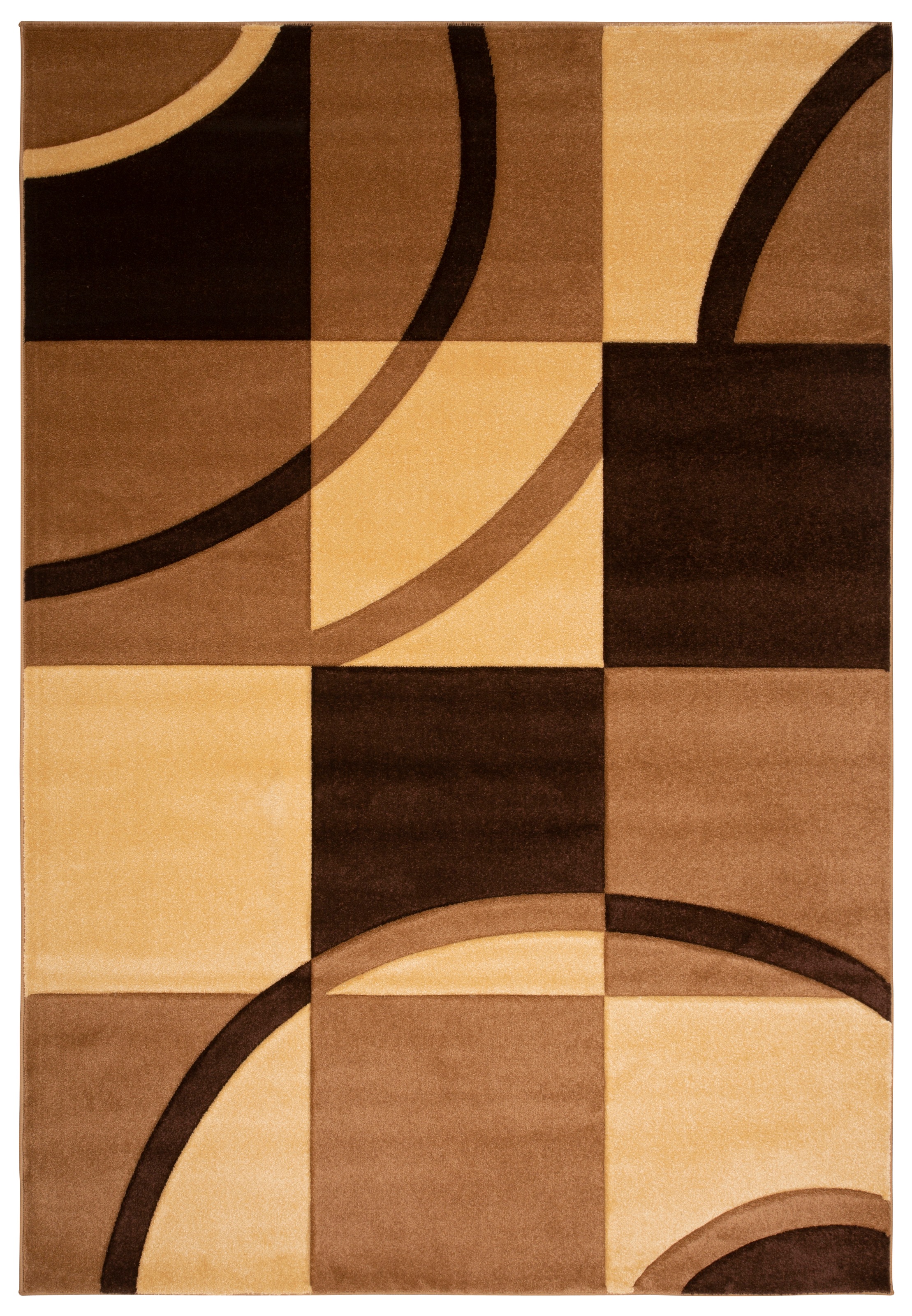 Home affaire Teppich »Josias«, rechteckig, 16 mm Höhe, mit handgearbeitetem Konturenschnitt, flach, Kurzflor, elegant
