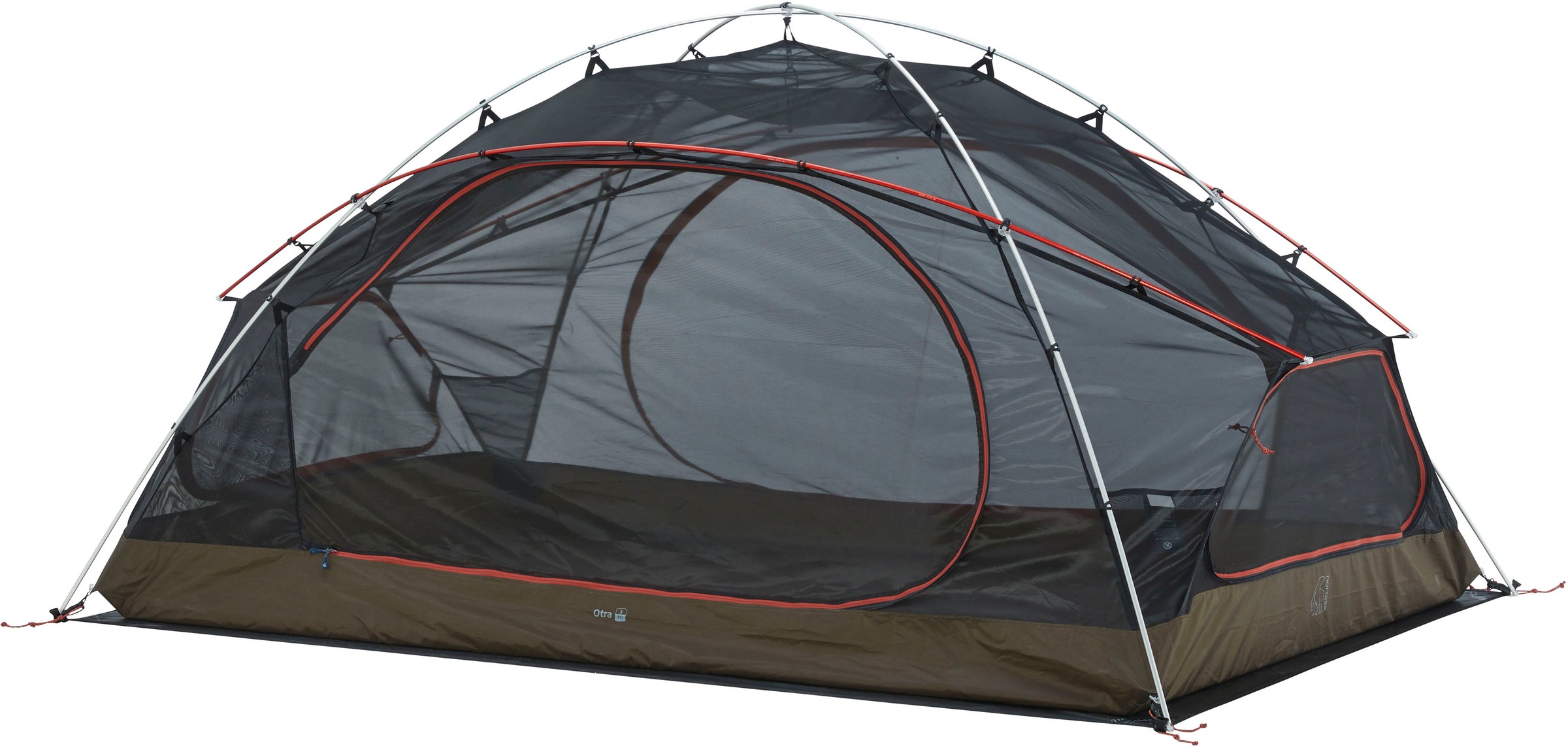 Nordisk Geodätzelt »Otra 2 PU Tent Dark Olive«, 2 St. Personen, (Packung, 1 tlg.)