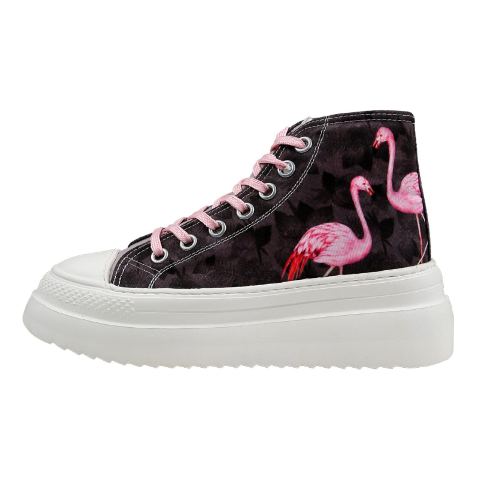 DOGO Sneaker "Fiora High-Top Sneaker Brown Tropical Damen Sneaker" Handgefertigt