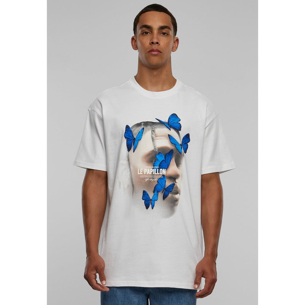 Upscale by Mister Tee Kurzarmshirt »Upscale by Mister Tee Herren Le Papillon Oversize Tee«, (1 tlg.)