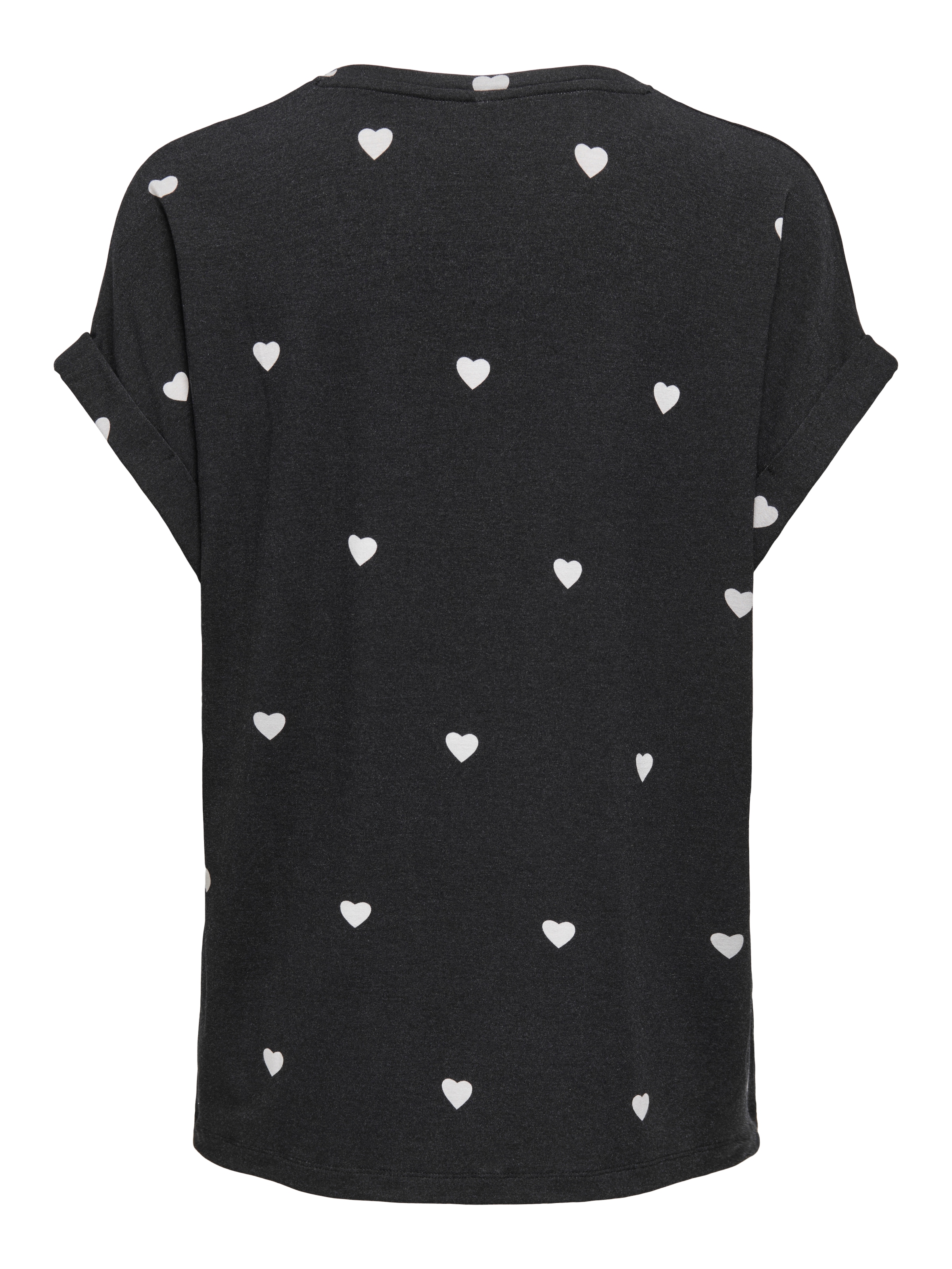 ONLY Kurzarmshirt »ONLMOSTER S/S AOP TOP CS JRS« Viskosemischung, Rundhals