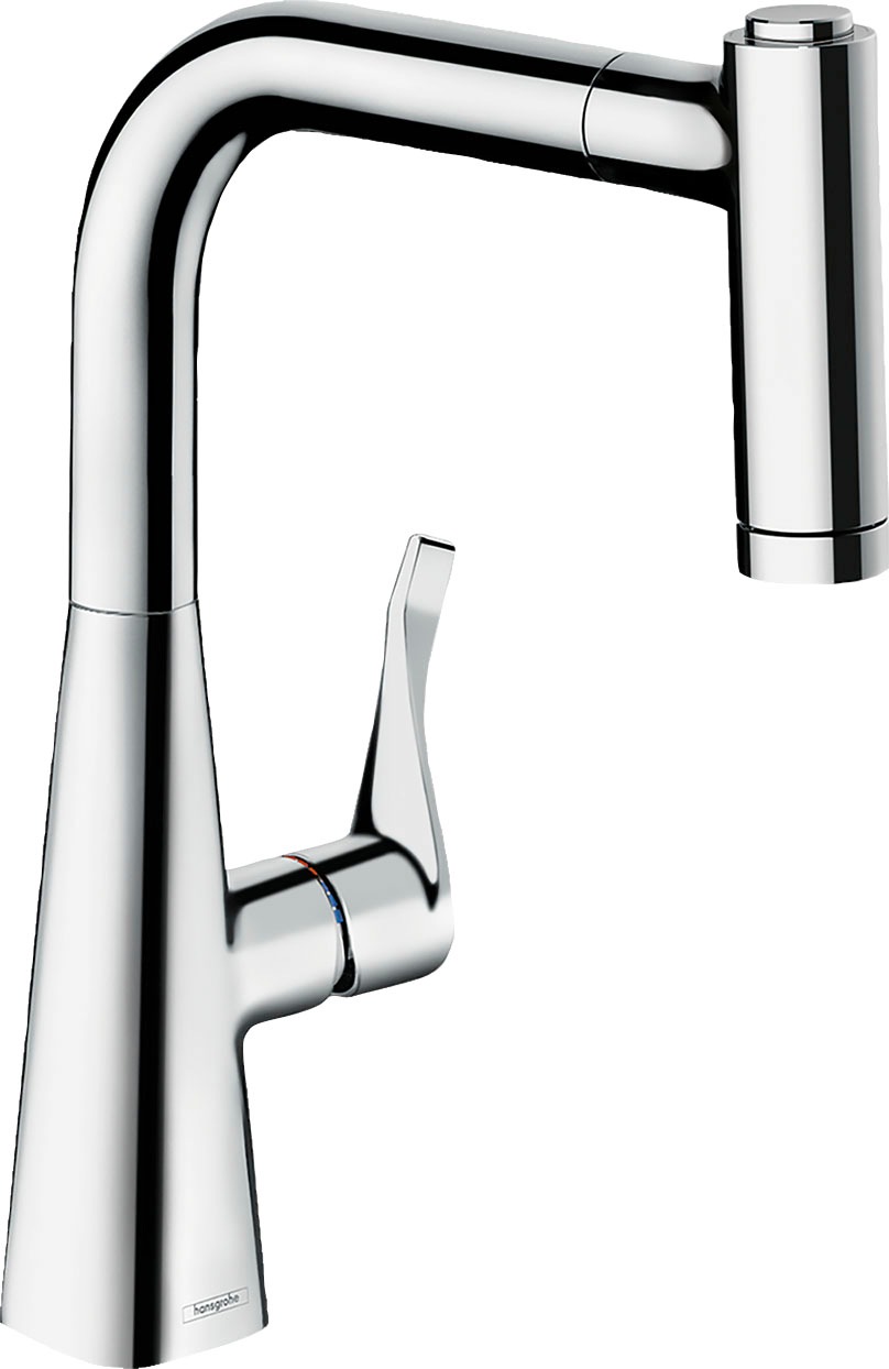 hansgrohe Küchenarmatur "Metris M71", 220 Ausziehbrause 2 Strahlarten, chrom