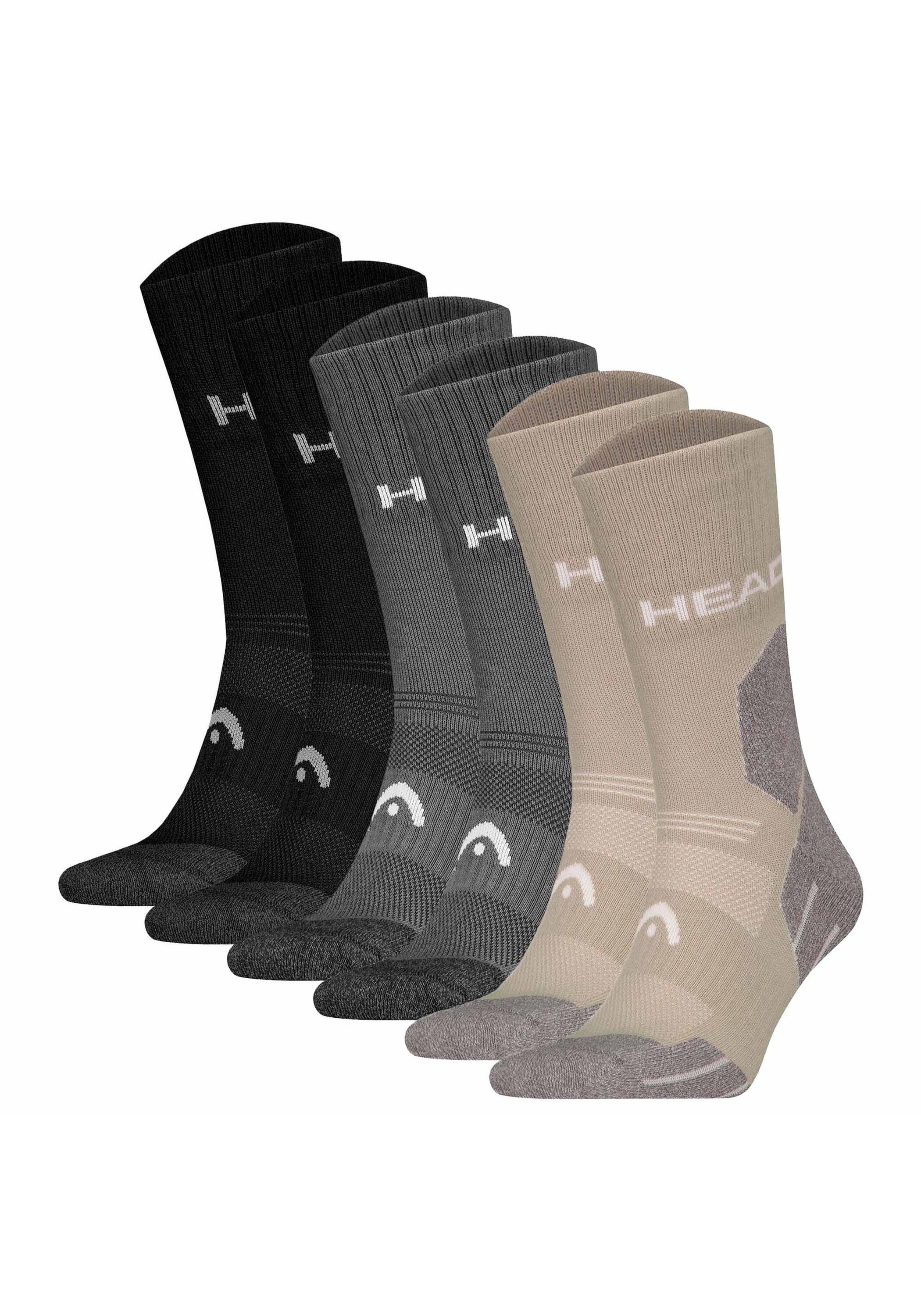 Head Kurzsocken "Socken Hiking All Climates Crew 6P 6er Pack" 6 Paar tlg.