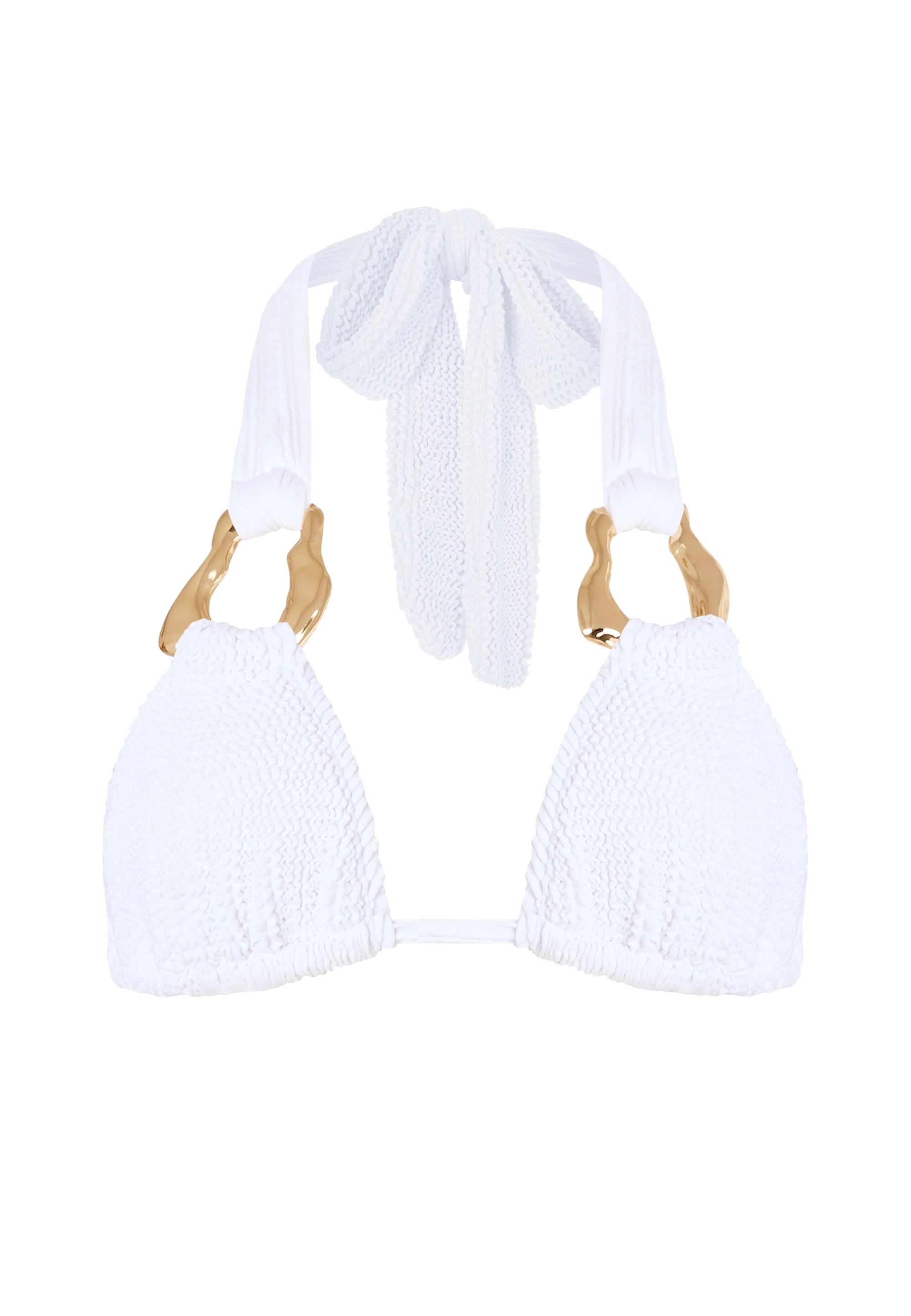 Moda Minx Triangel-Bikini-Top »SCRUNCH«, (1 St.), mit tollen Schmuckelementen