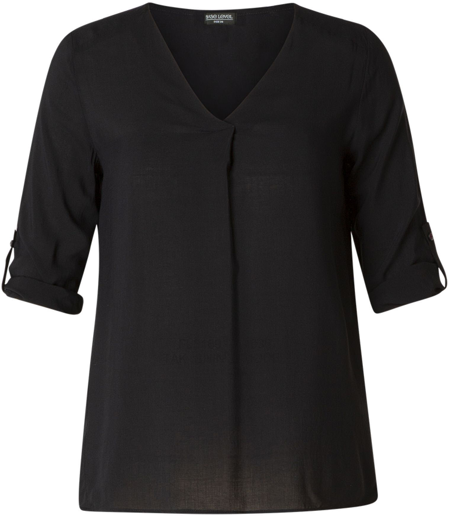 Thumbnail - Base Level Shirtbluse, mit V-Ausschnitt