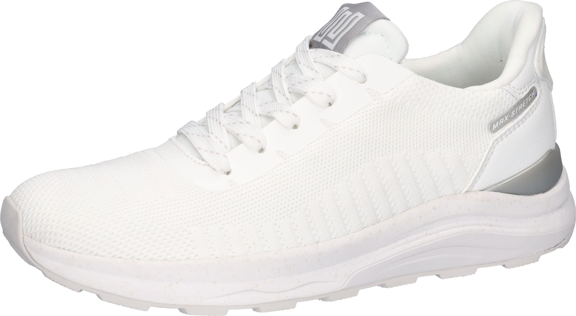 Sneaker WALDLÄUFER "H-CHARLIE", Herren, Gr. 6 (39), weiß, Synthetik, Textil, unifarben, Schuhe Sneaker, Schnürschuh, Outdoorschuh in veganer Vearbeitung, H-Weite