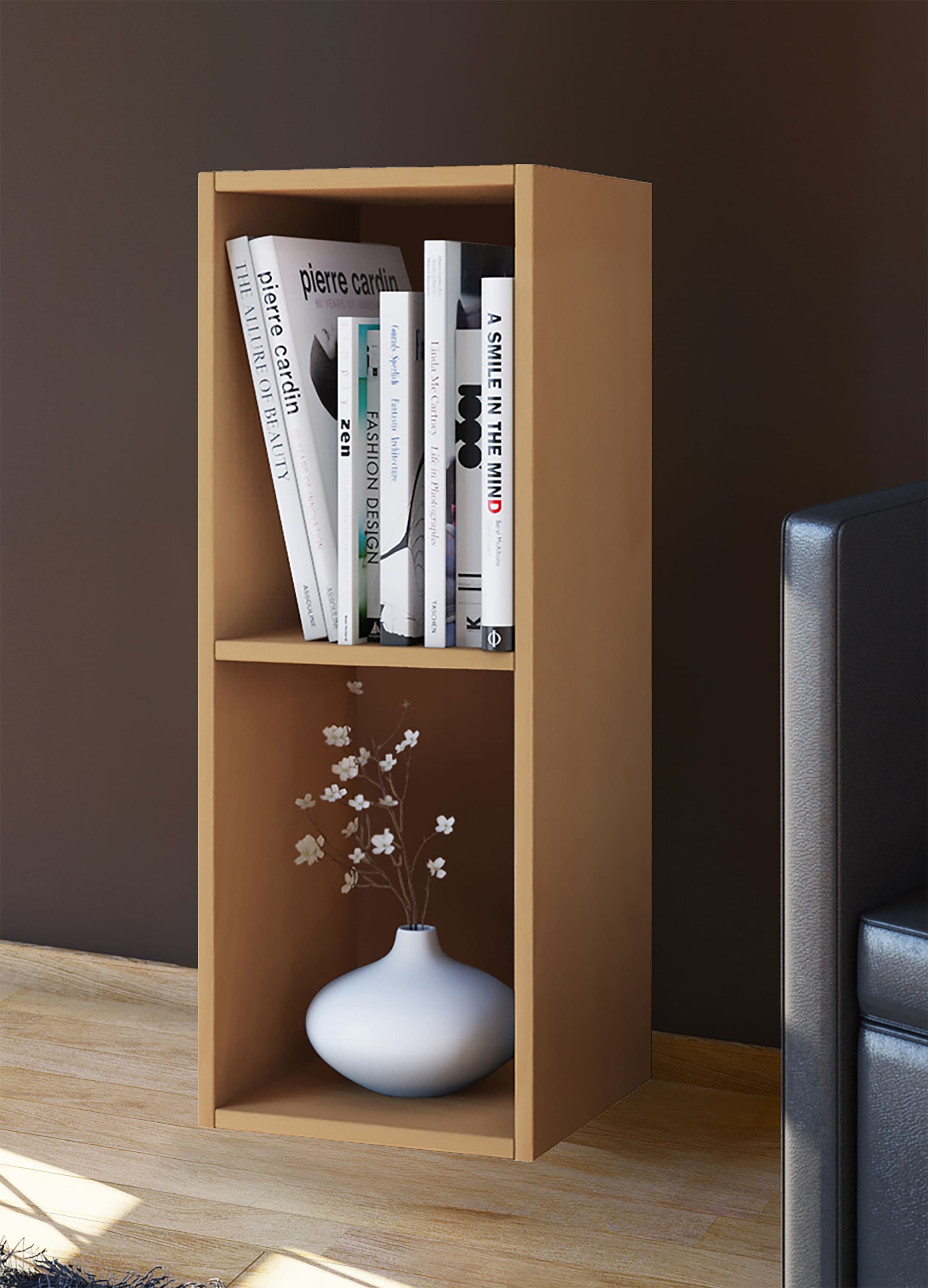 VCM Standregal »Holz Stand Regal Aufbewahrung Deko Bücher Mendas 2« 1 Stk. tlg.