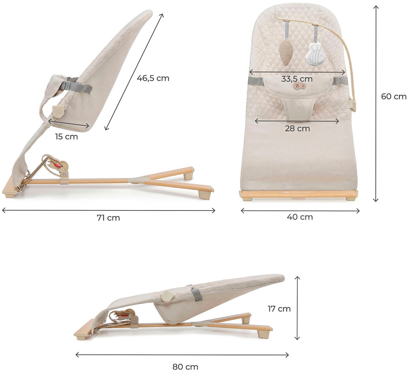 Kinderkraft Babywippe »MIMI« bis 9 kg
