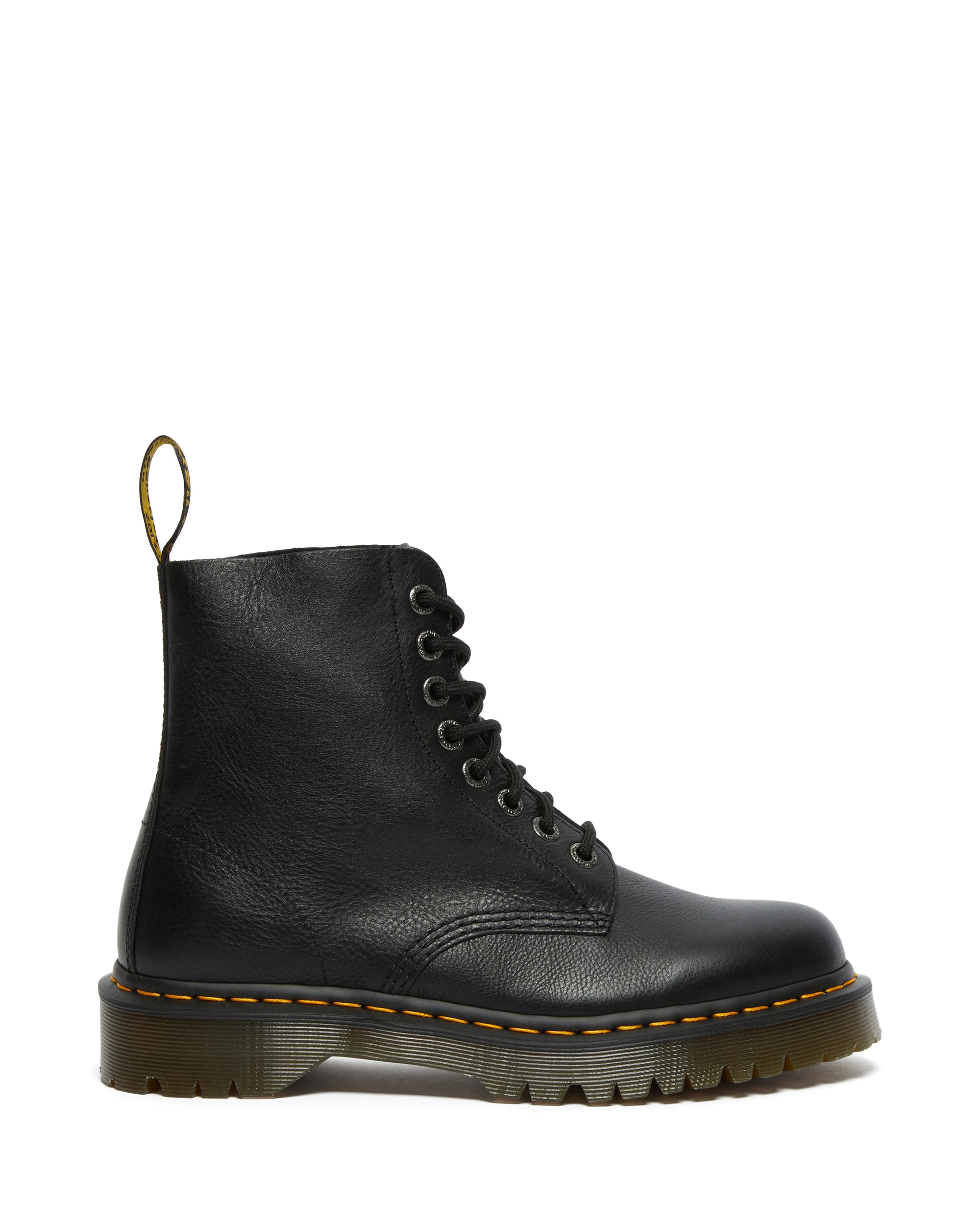DR. MARTENS Schnürboots »1460«  Blockabsatz, Stiefelette mit typisch, gelber Rahmennaht