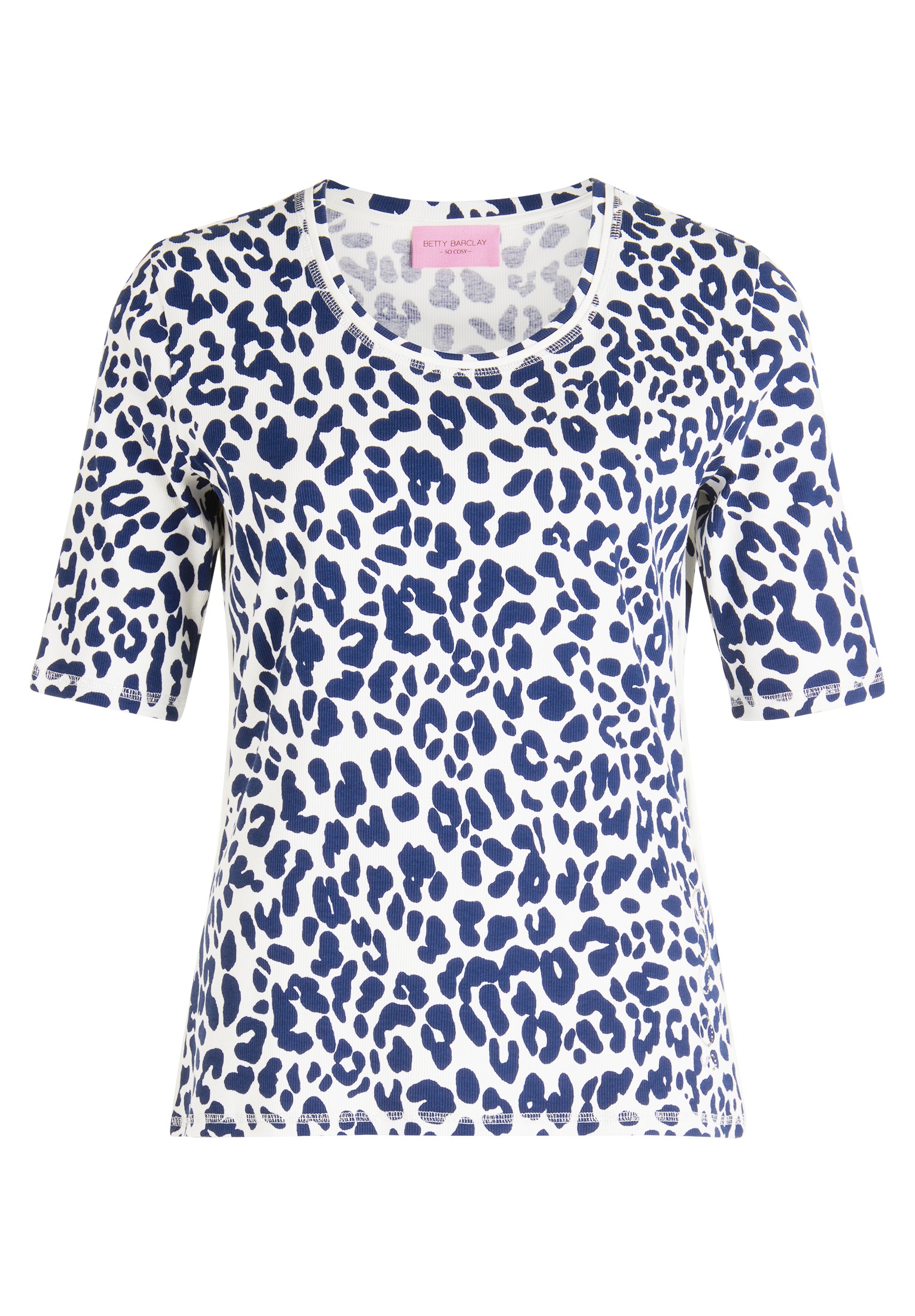 Betty Barclay Kurzarmshirt "Damen mit Rippenstruktur" 1 Stk. Flatlock günstig online kaufen