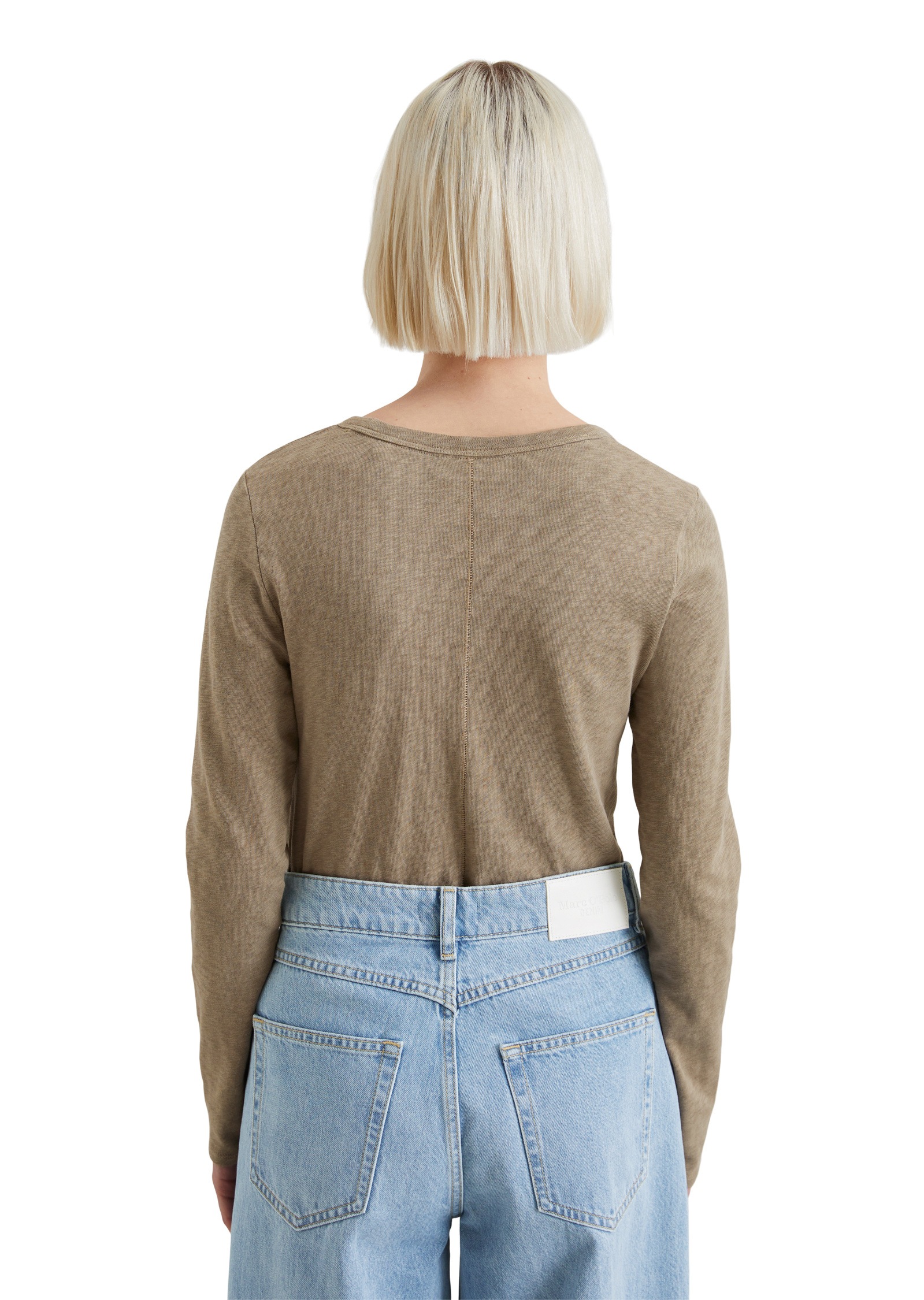 Marc O'Polo DENIM Langarmshirt »aus Heavy Slub Jersey«
