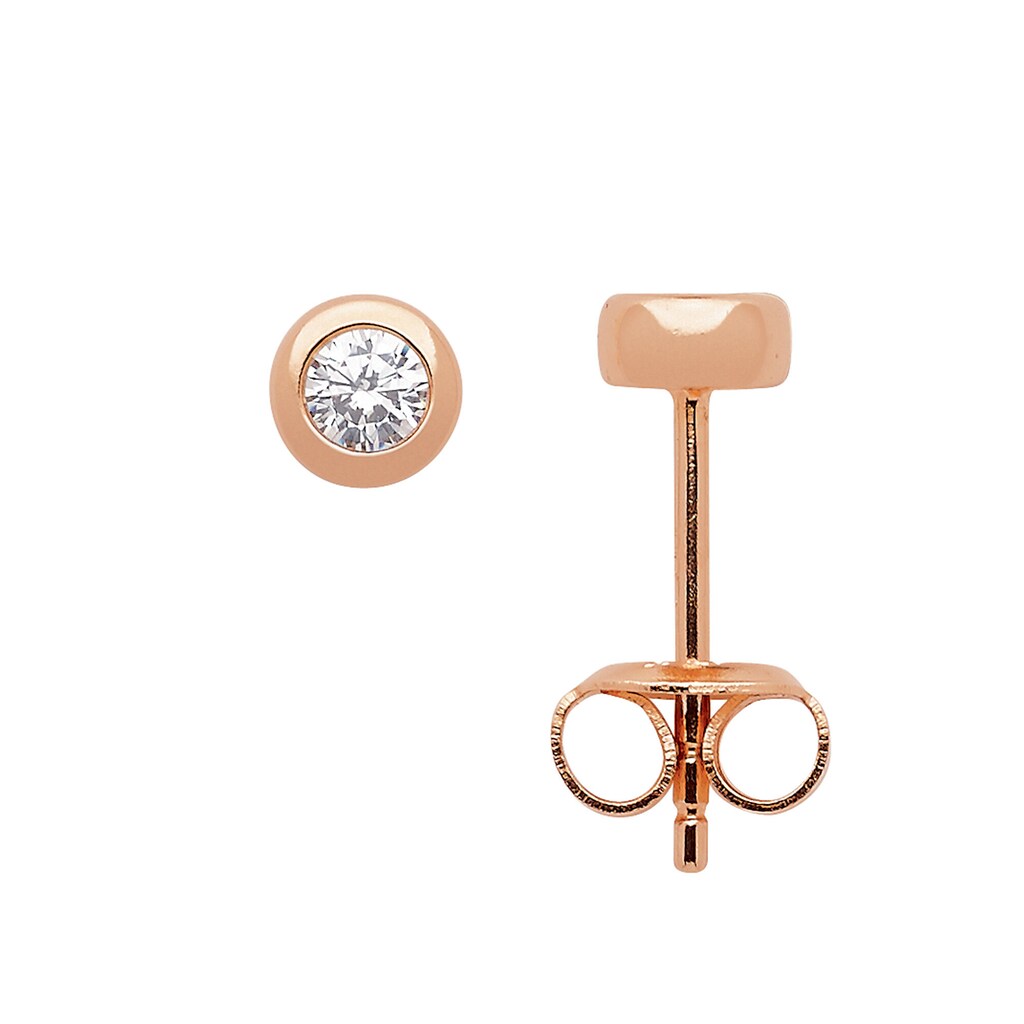Adelia´s Paar Ohrhänger »925 Silber Ohrringe Ohrstecker Ø 5 mm« mit Zirkonia Silberschmuck für Damen GE10899 Adelia´s Paar Ohrhänger »925 Silber Ohrringe Ohrstecker Ø 5 mm« mit Zirkonia Silberschmuck für Damen GE10899